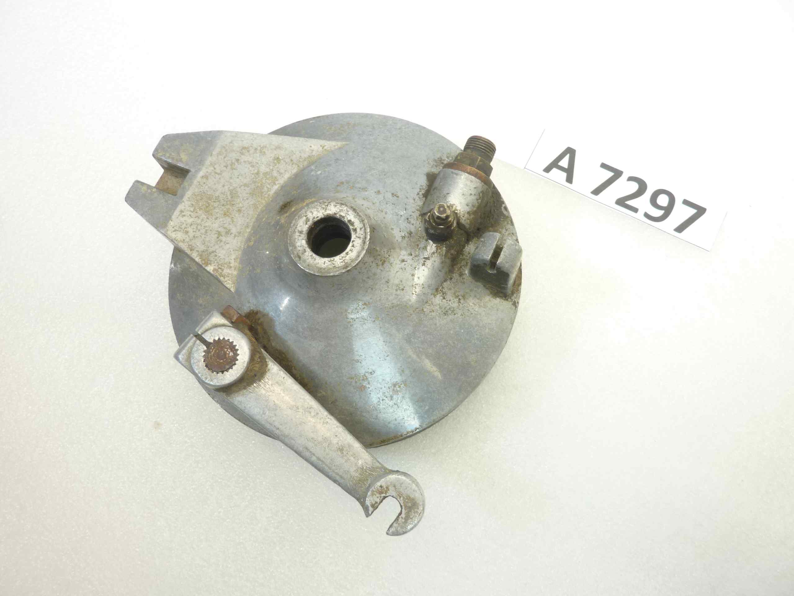 Piatto portaceppi Guzzi Zigolo anteriore porta ganasce mozzo freno 55605 55620200