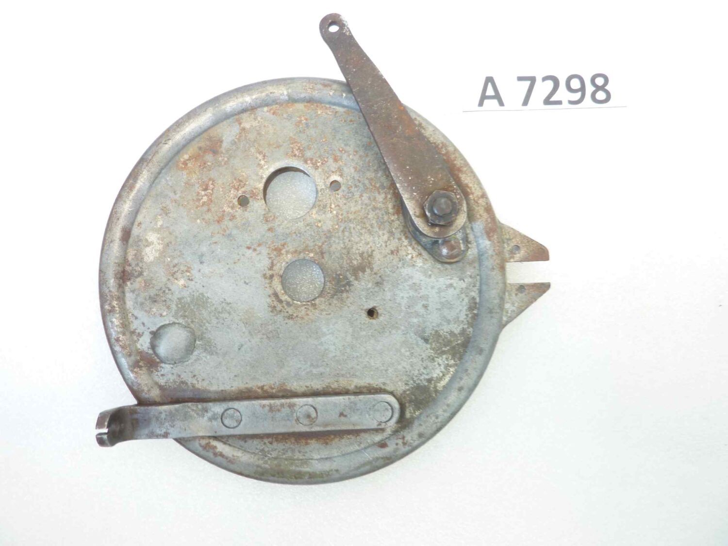 Piatto portaceppi Guzzi Astorino 250 porta ganasce mozzo freno