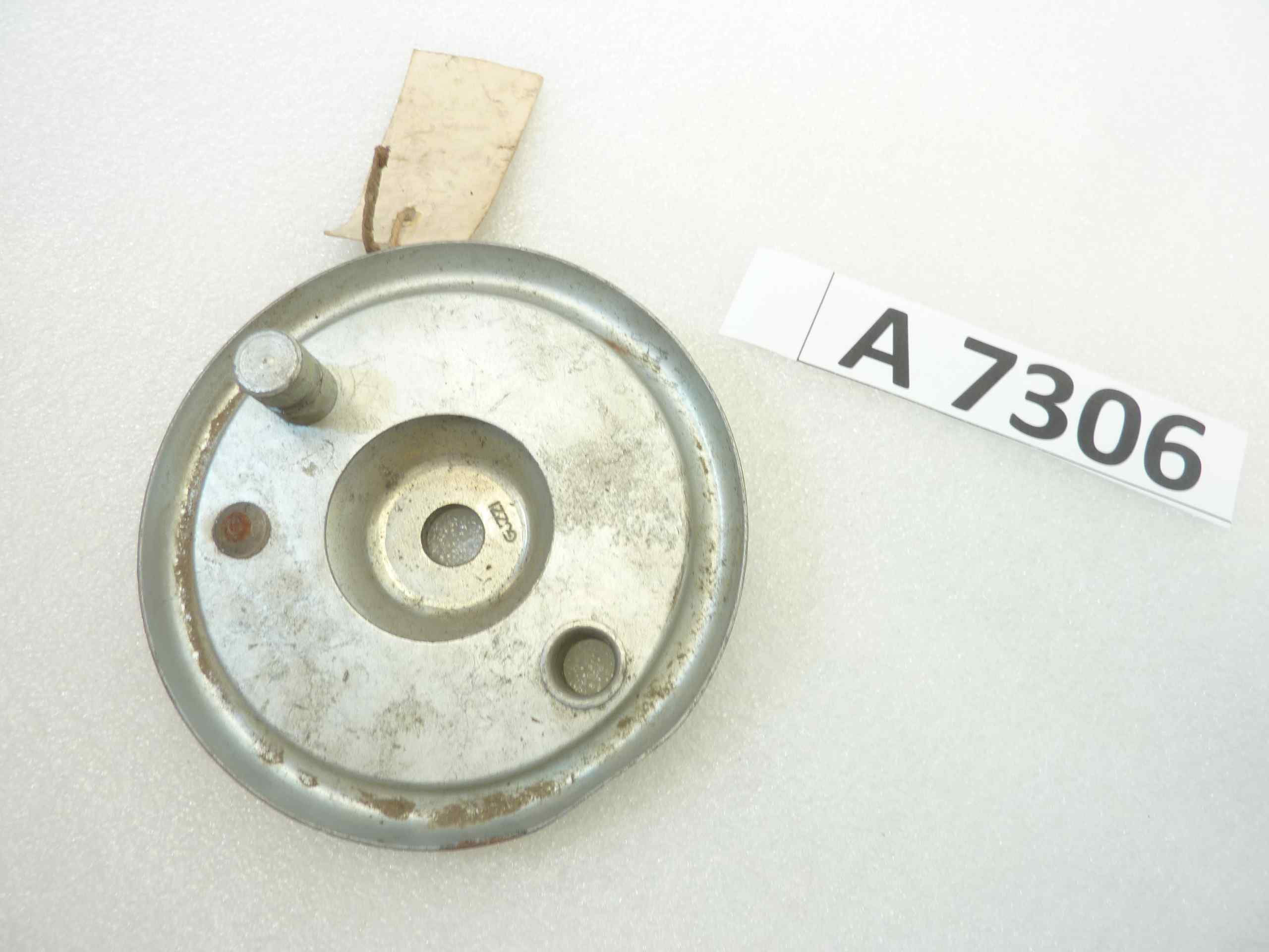 Piatto portaceppi Guzzi Dingo 49 anteriore porta ganasce mozzo freno cod 45610380 nuovo fondo di magazzino - immagine 5