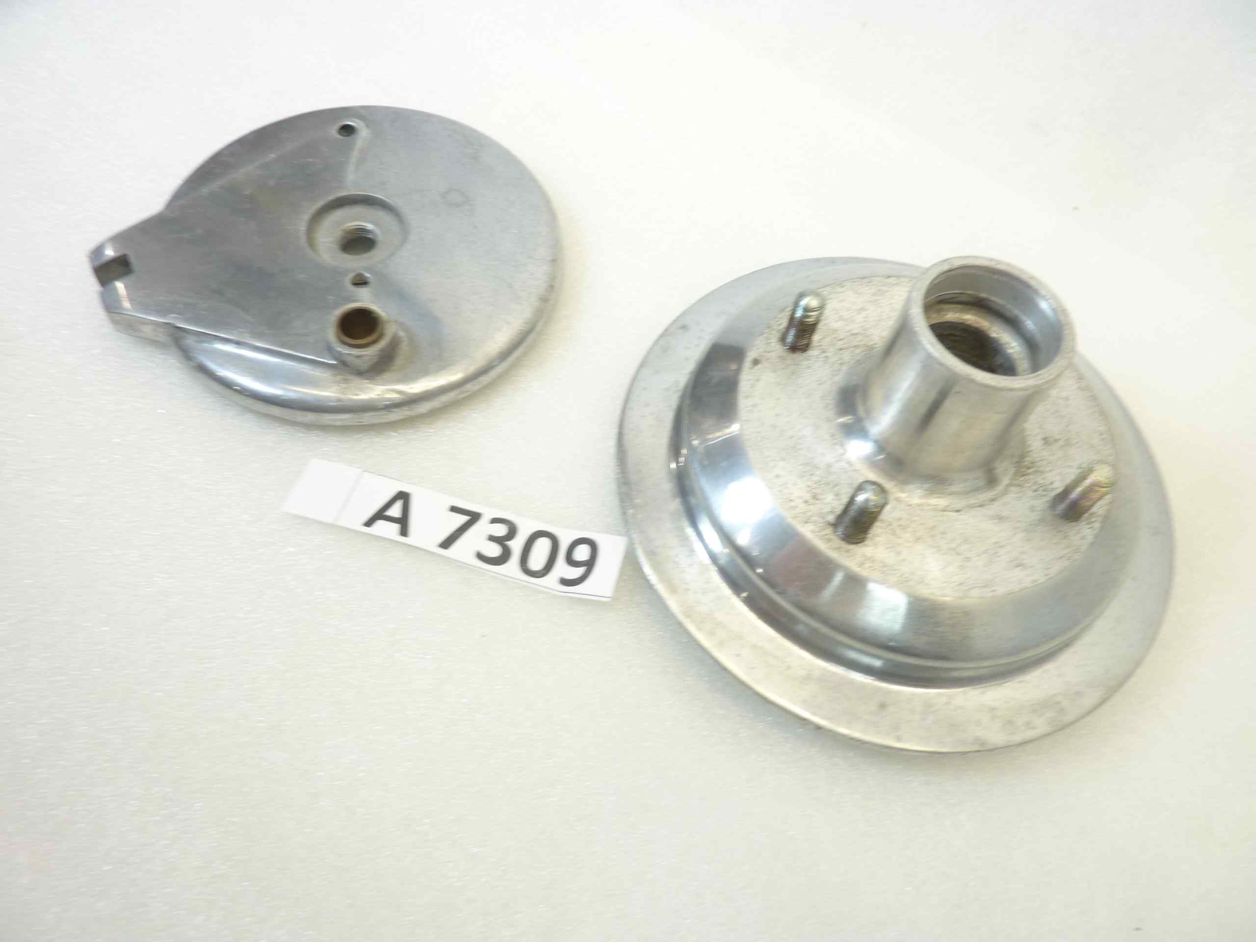 Mozzo anteriore Guzzi Galletto 192 tamburo freno cod 38551 38566 nuovo fondo di magazzino - immagine 5