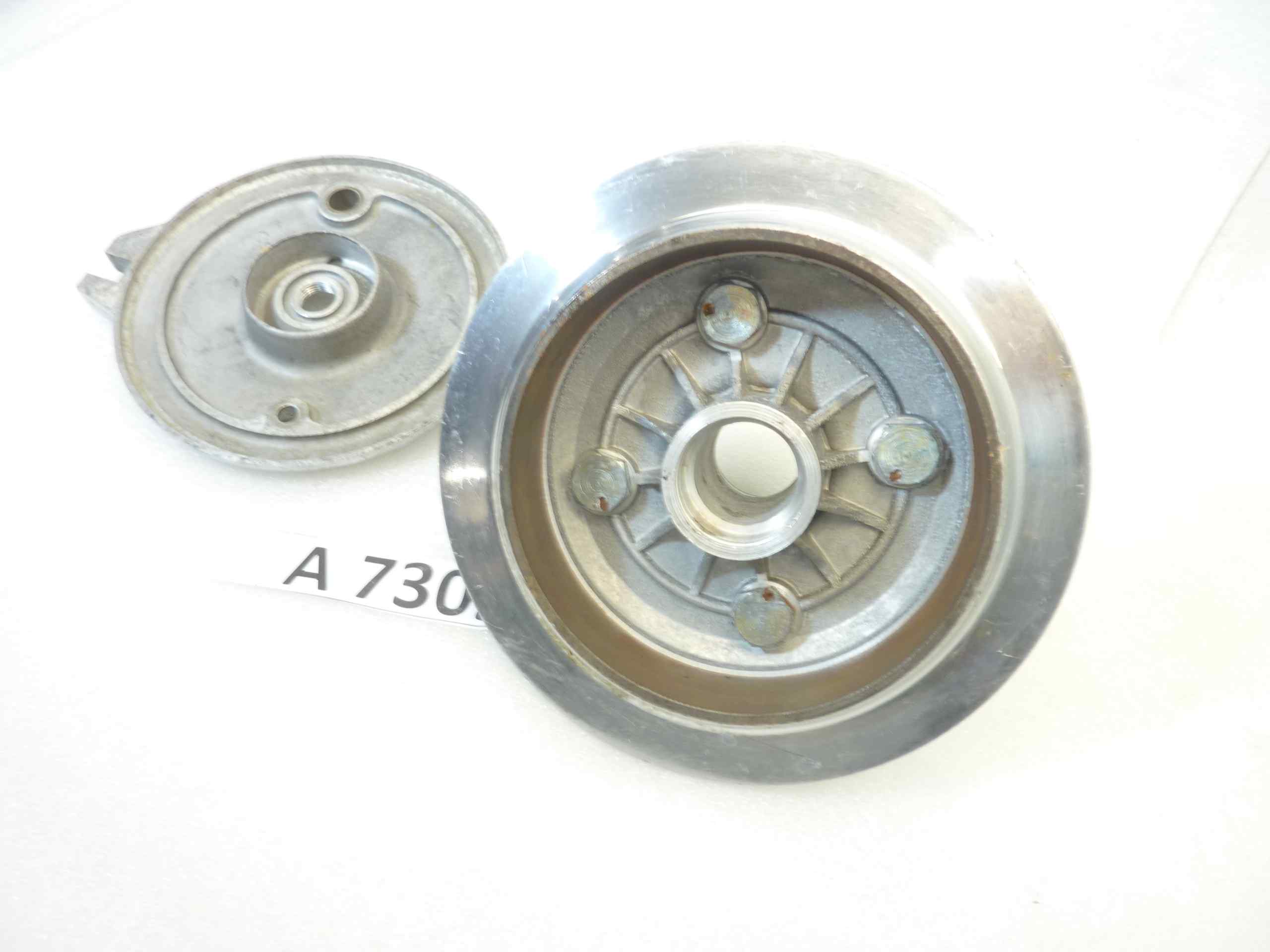 Mozzo anteriore Guzzi Galletto 192 tamburo freno cod 38551 38566 nuovo fondo di magazzino - immagine 9