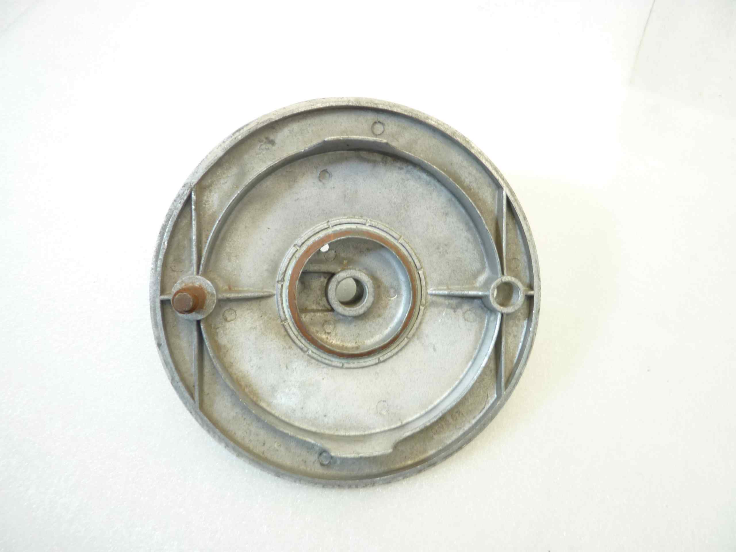 Piatto portaceppi Guzzi Lodola Sport anteriore porta ganasce mozzo freno cod 31953 nuovo fondo di magazzino - immagine 4