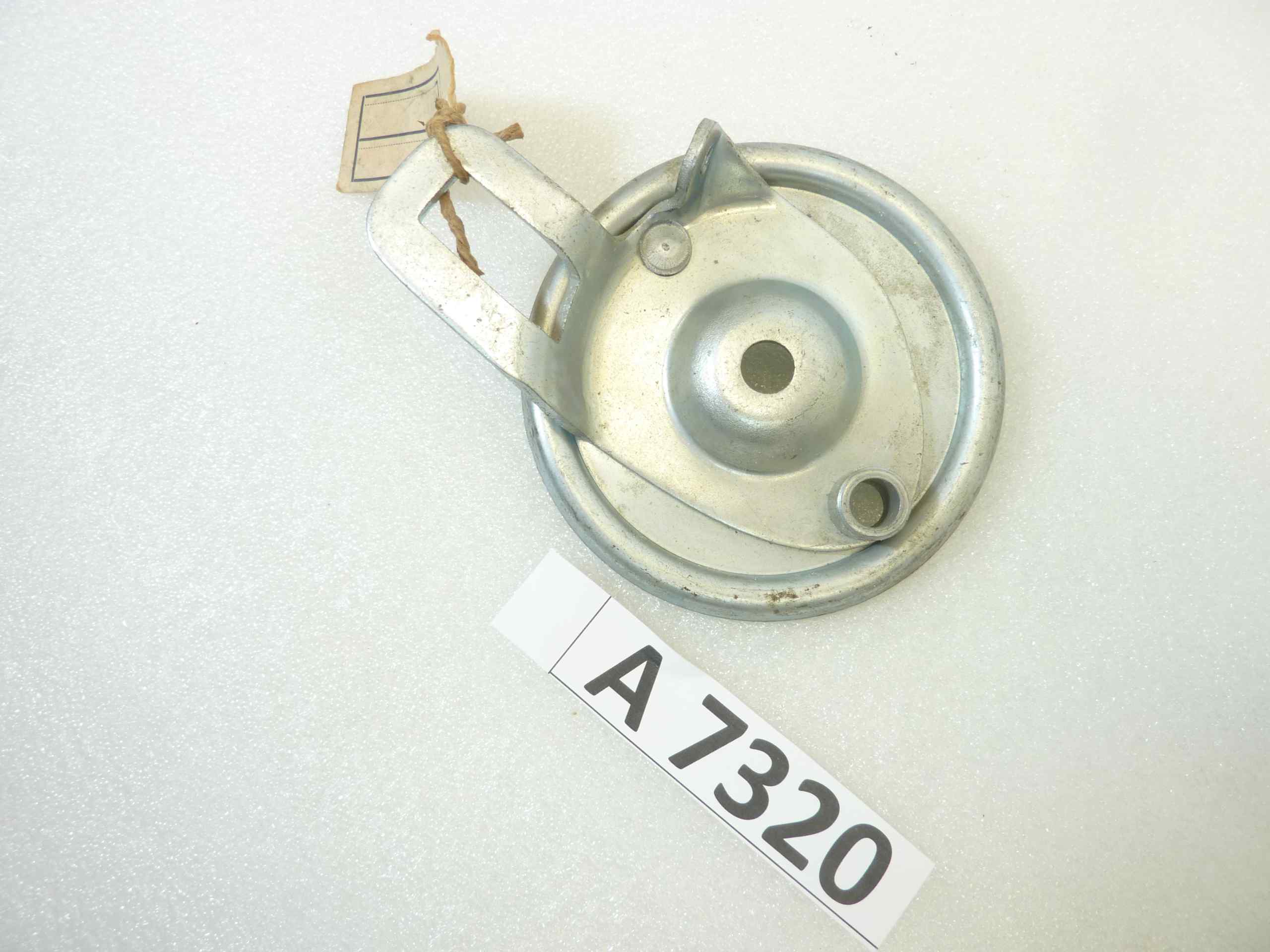 Piatto portaceppi Guzzi Trotter posteriore porta ganasce mozzo freno cod 45630300 nuovo fondo di magazzino - immagine 2