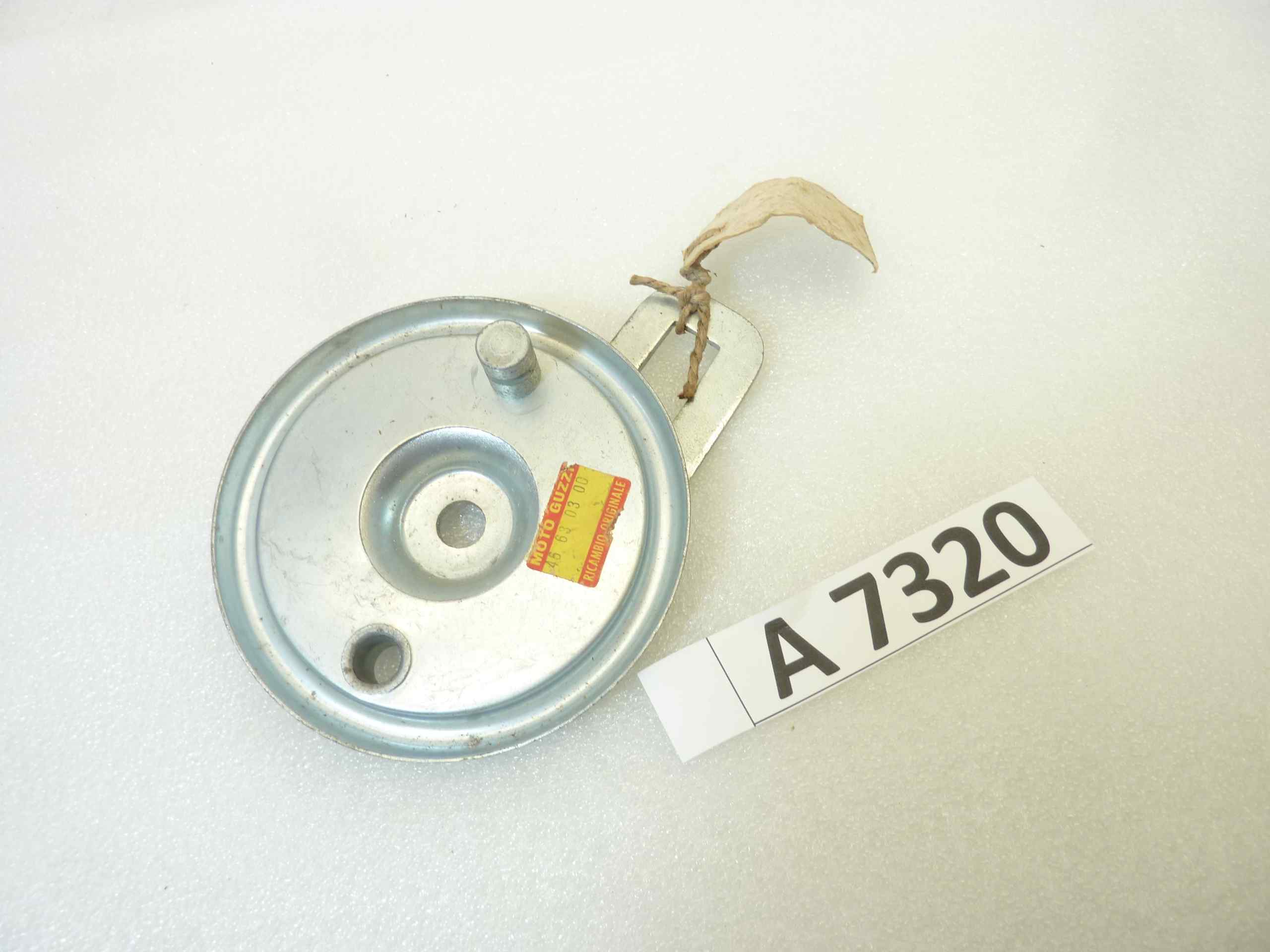 Piatto portaceppi Guzzi Trotter posteriore porta ganasce mozzo freno cod 45630300 nuovo fondo di magazzino - immagine 4