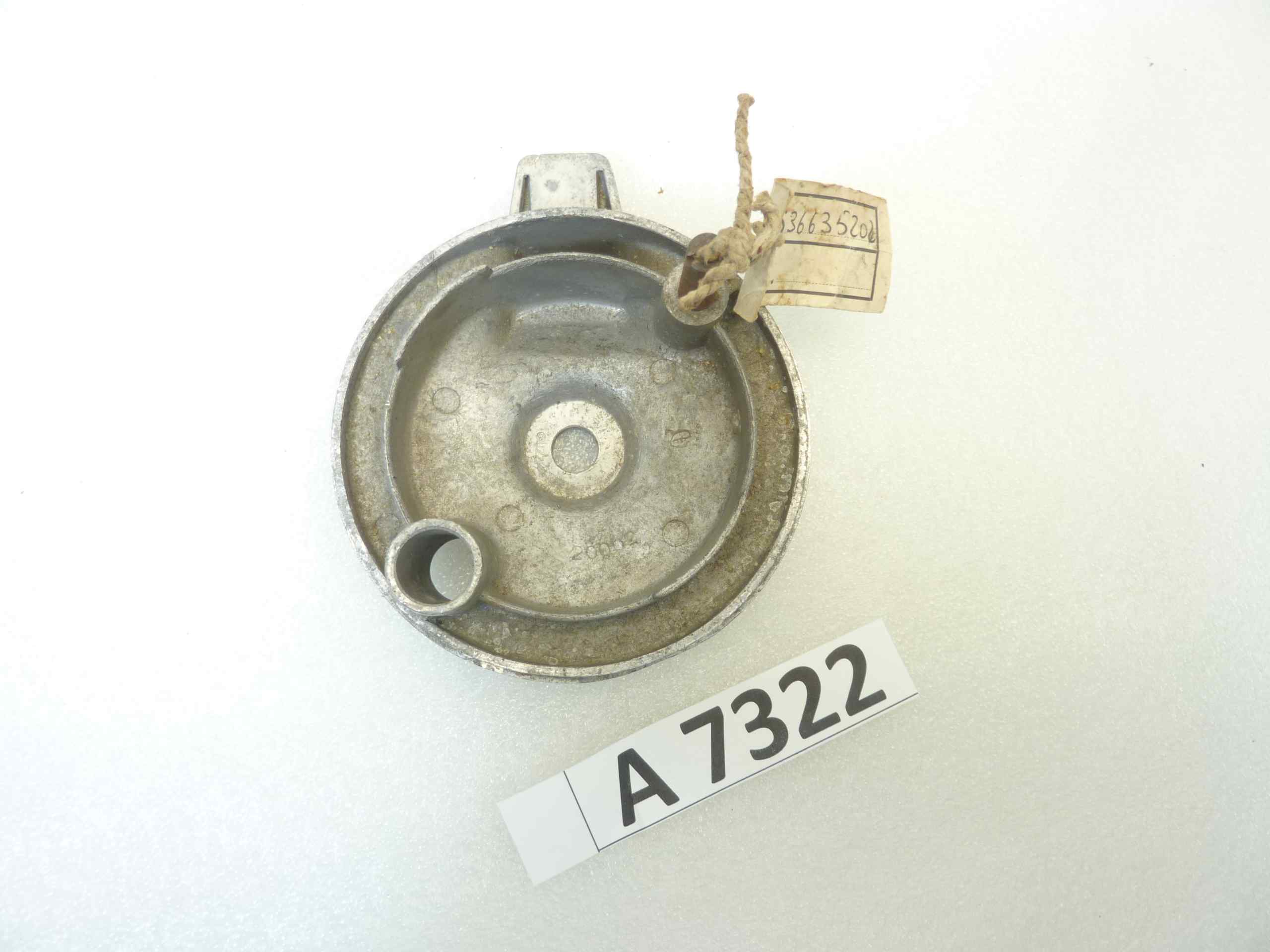 Piatto portaceppi Guzzi Cardellino 73 anteriore porta ganasce mozzo freno cod 36976 36635202 nuovo fondo di magazzino - immagine 6