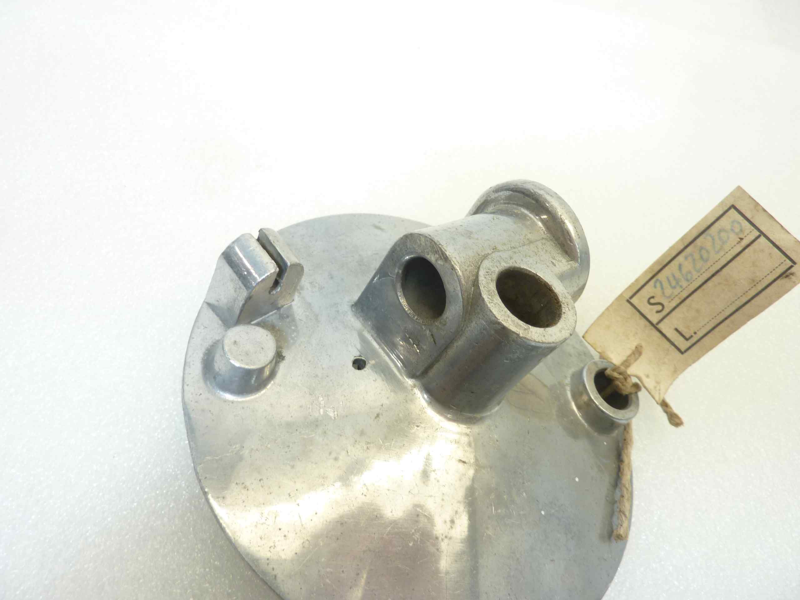 Piatto portaceppi Guzzi Zigolo 98 110 2T anteriore porta ganasce mozzo freno cod 24620200 20302 nuovo fondo di magazzino - immagine 5