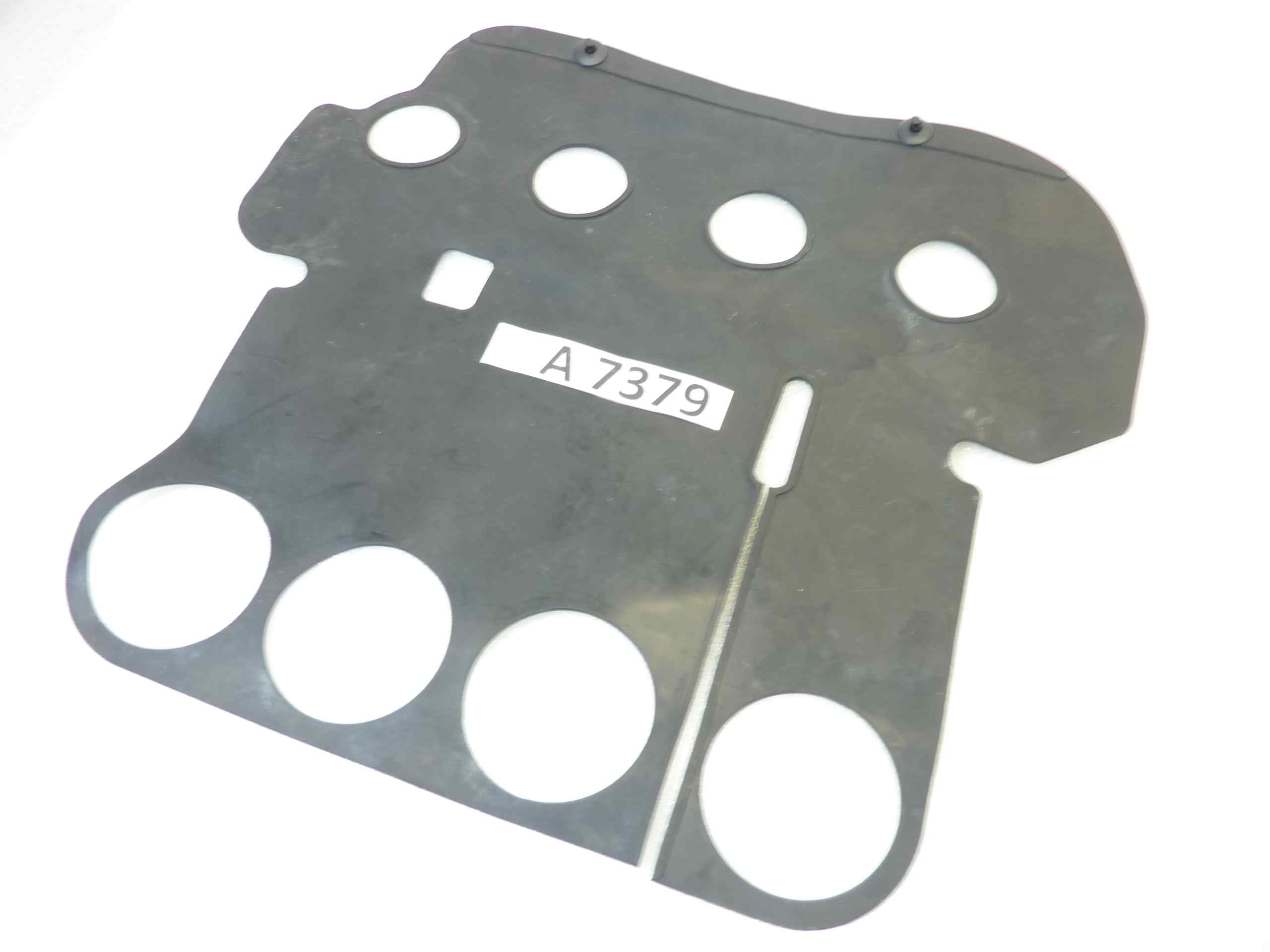 Gomma paracalore Yamaha R1 1998 - 1999 paratia protezione bobine - immagine 3