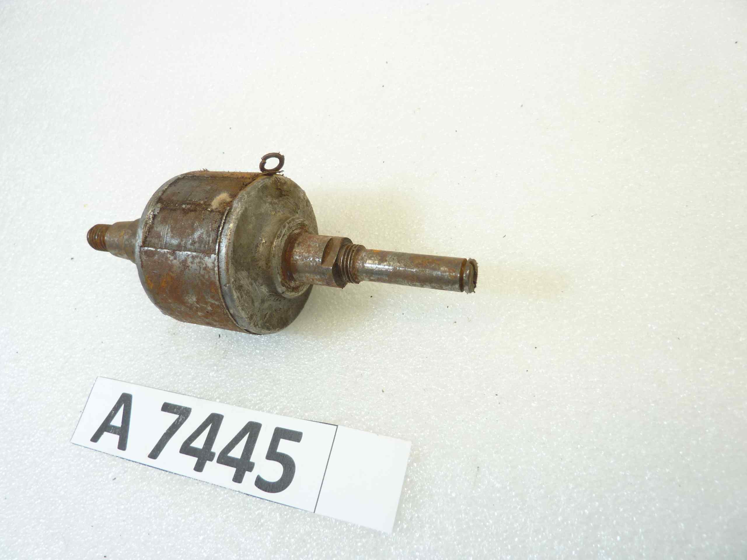 Indotto moto auto epoca diam centrale 44 mm lungh 126 mm nuovo fondo di magazzino - immagine 2
