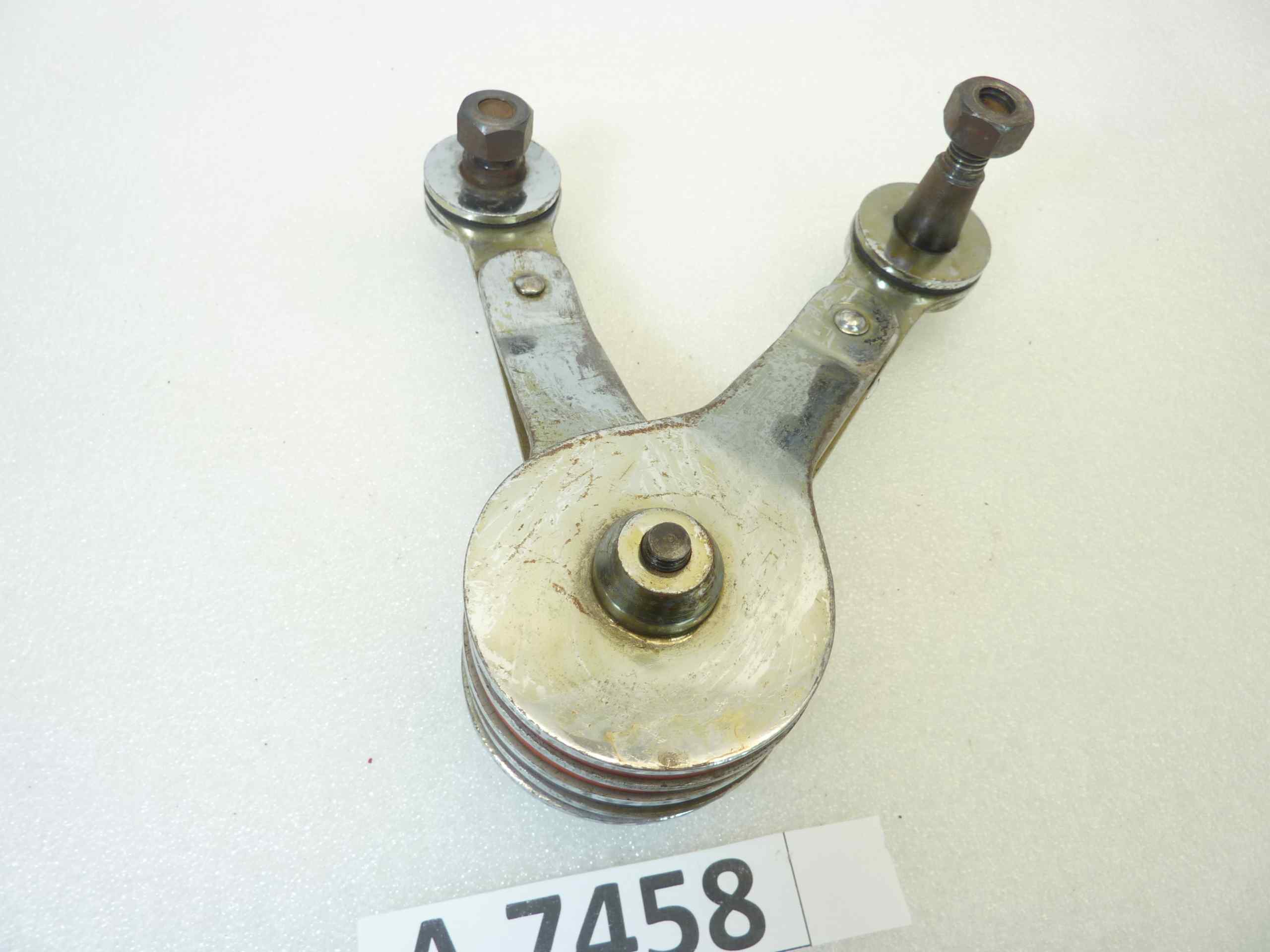 Compasso posteriore moto epoca lungh tot 181 mm interasse fori 134 mm - immagine 5