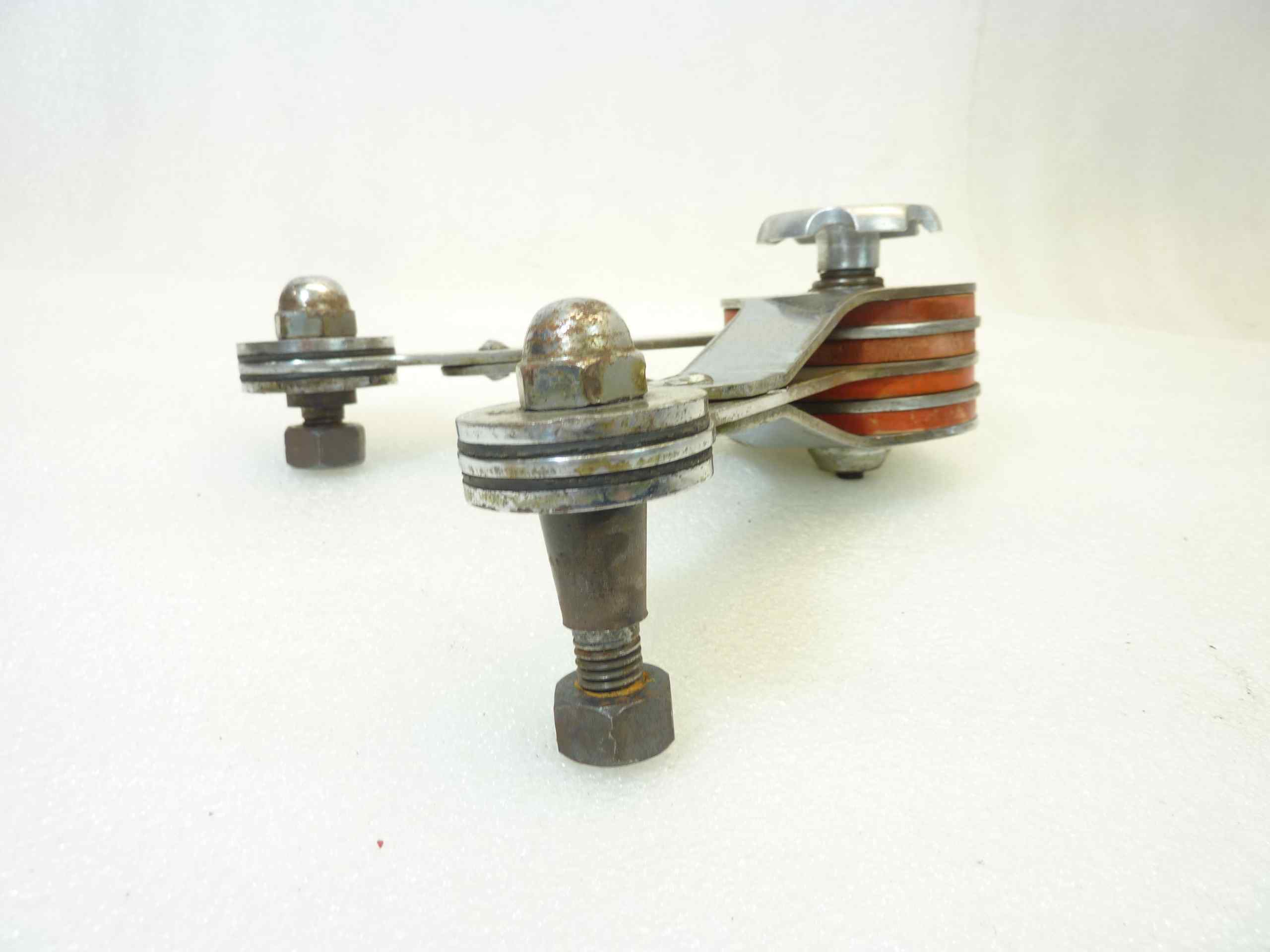 Compasso posteriore moto epoca lungh tot 181 mm interasse fori 134 mm - immagine 7