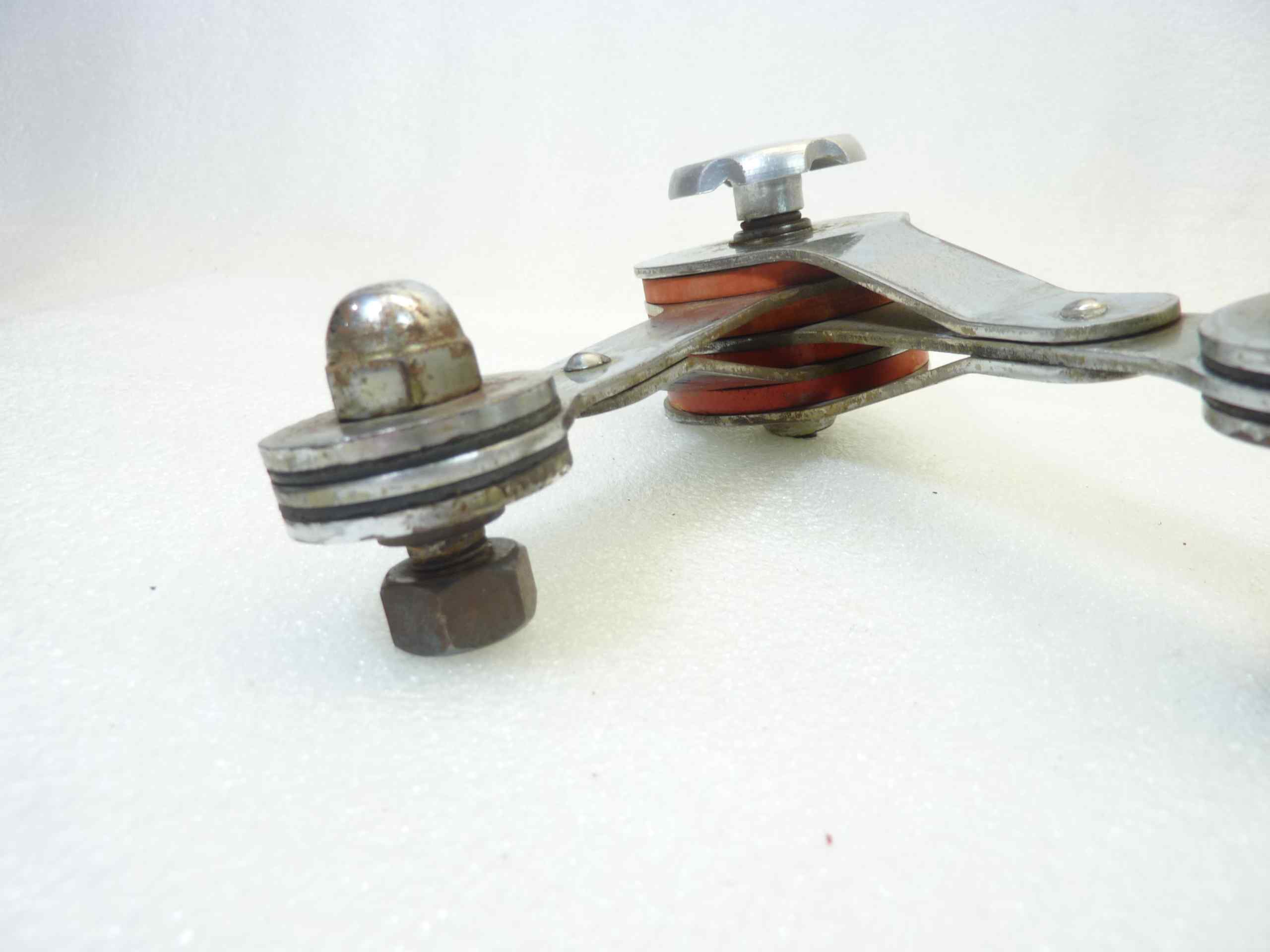 Compasso posteriore moto epoca lungh tot 181 mm interasse fori 134 mm - immagine 8