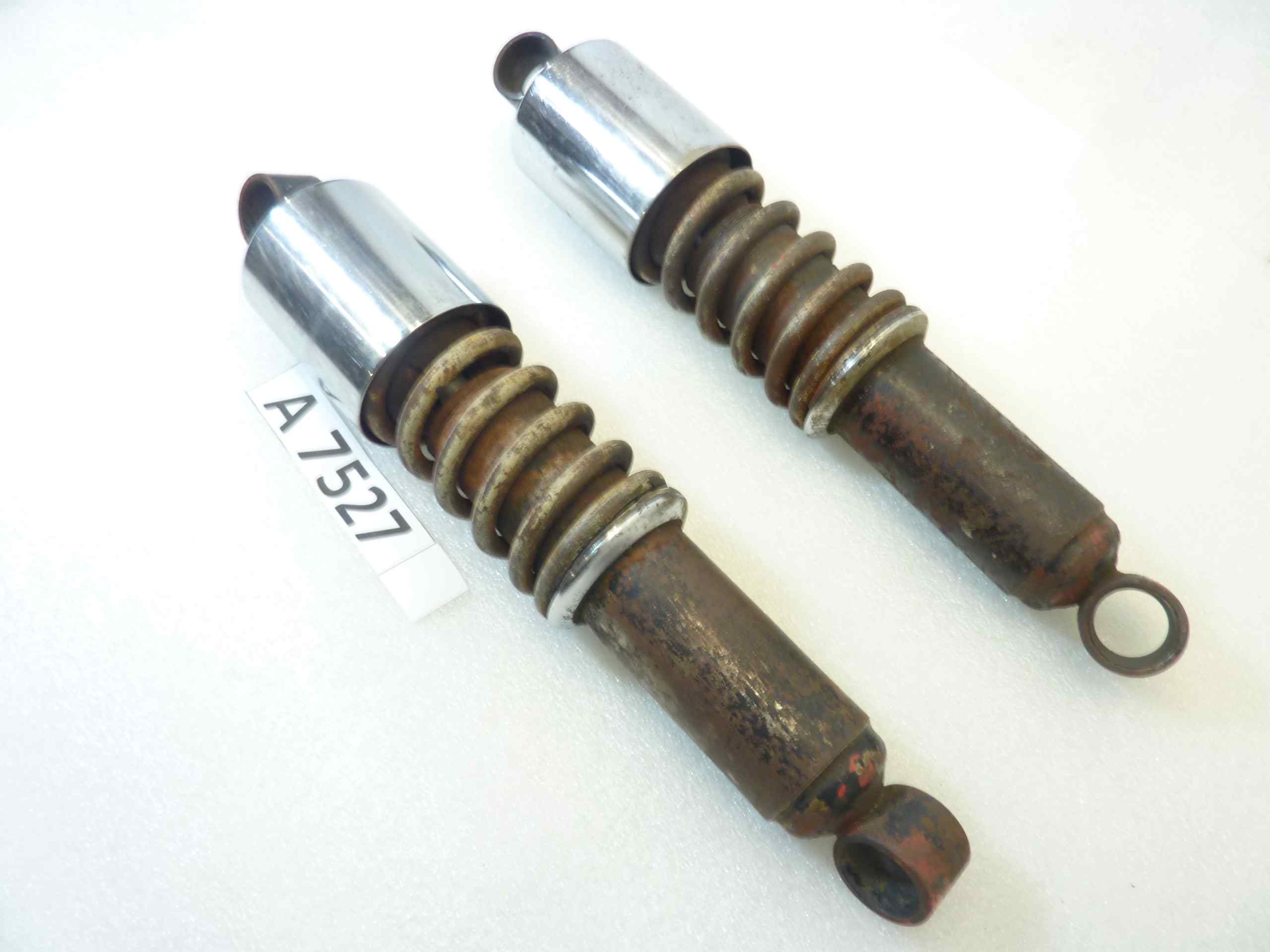 Coppia ammortizzatori posteriori moto epoca interasse 288 mm - immagine 5