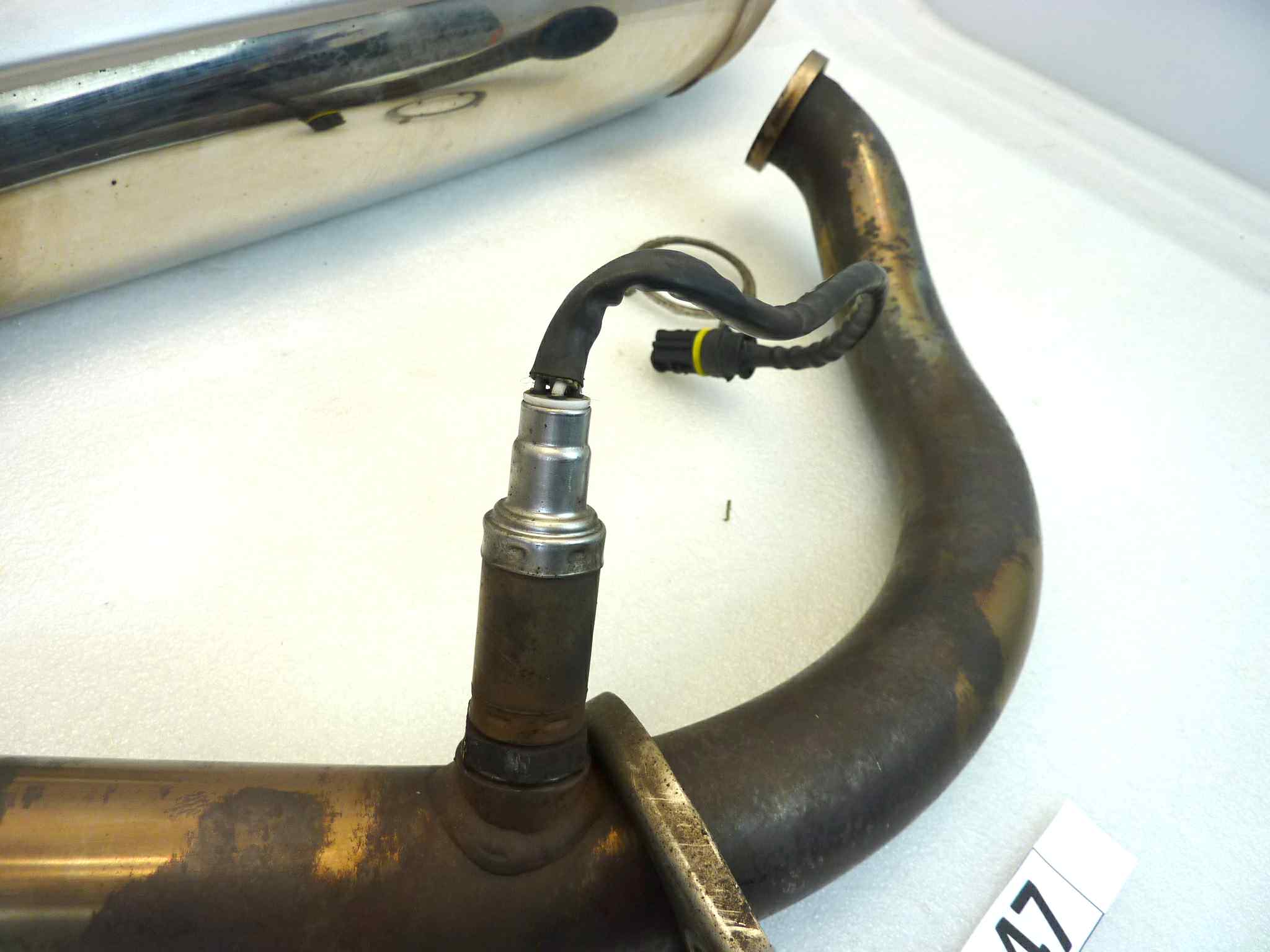 Terminale marmitta completa Bmw 650 CS Scarver collettore con sensore - immagine 2