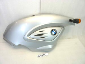 Carena anteriore destra con logo Bmw 650 CS Scarver con freccia colore grigio met
