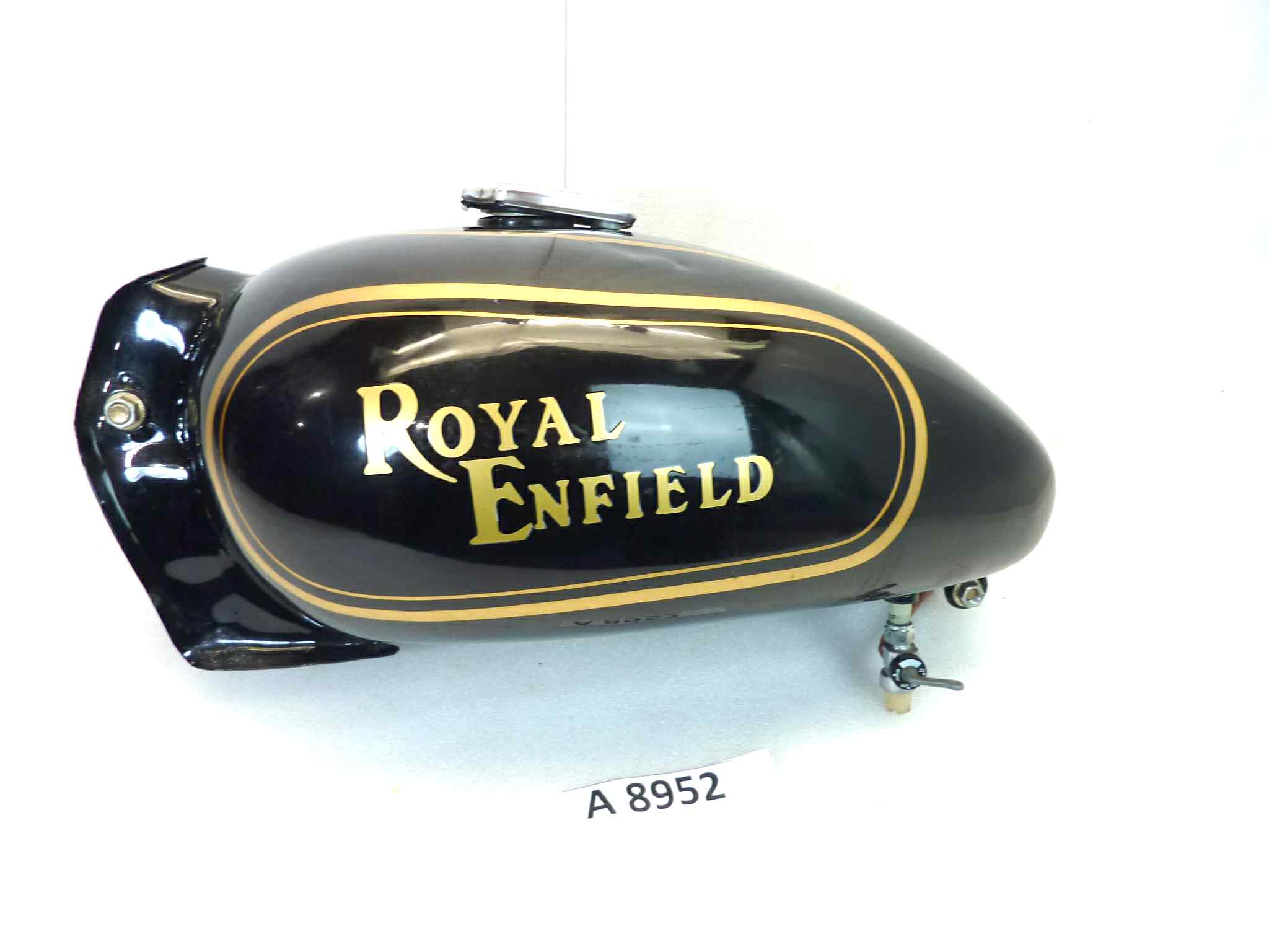 Serbatoio Royal Enfield Bullet 500 2009 benzina carburante tappo senza chiave - immagine 2