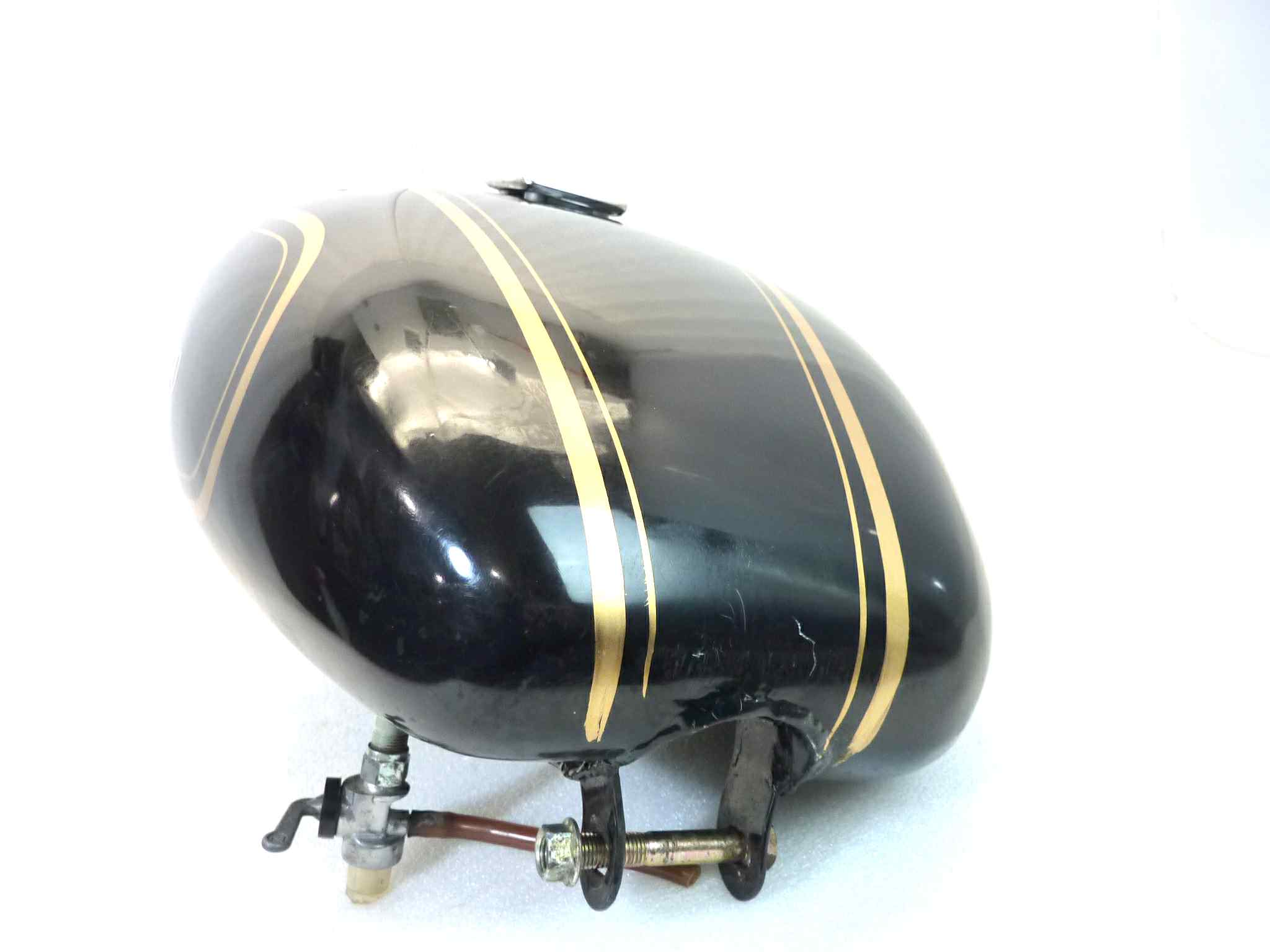 Serbatoio Royal Enfield Bullet 500 2009 benzina carburante tappo senza chiave - immagine 8