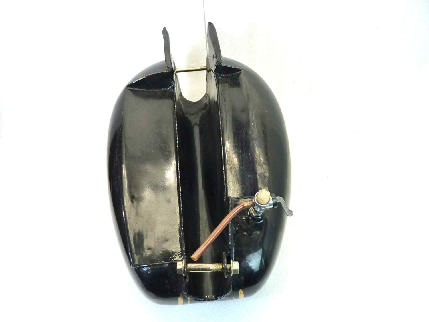 Serbatoio Royal Enfield Bullet 500 2009 benzina carburante tappo senza chiave - immagine 9