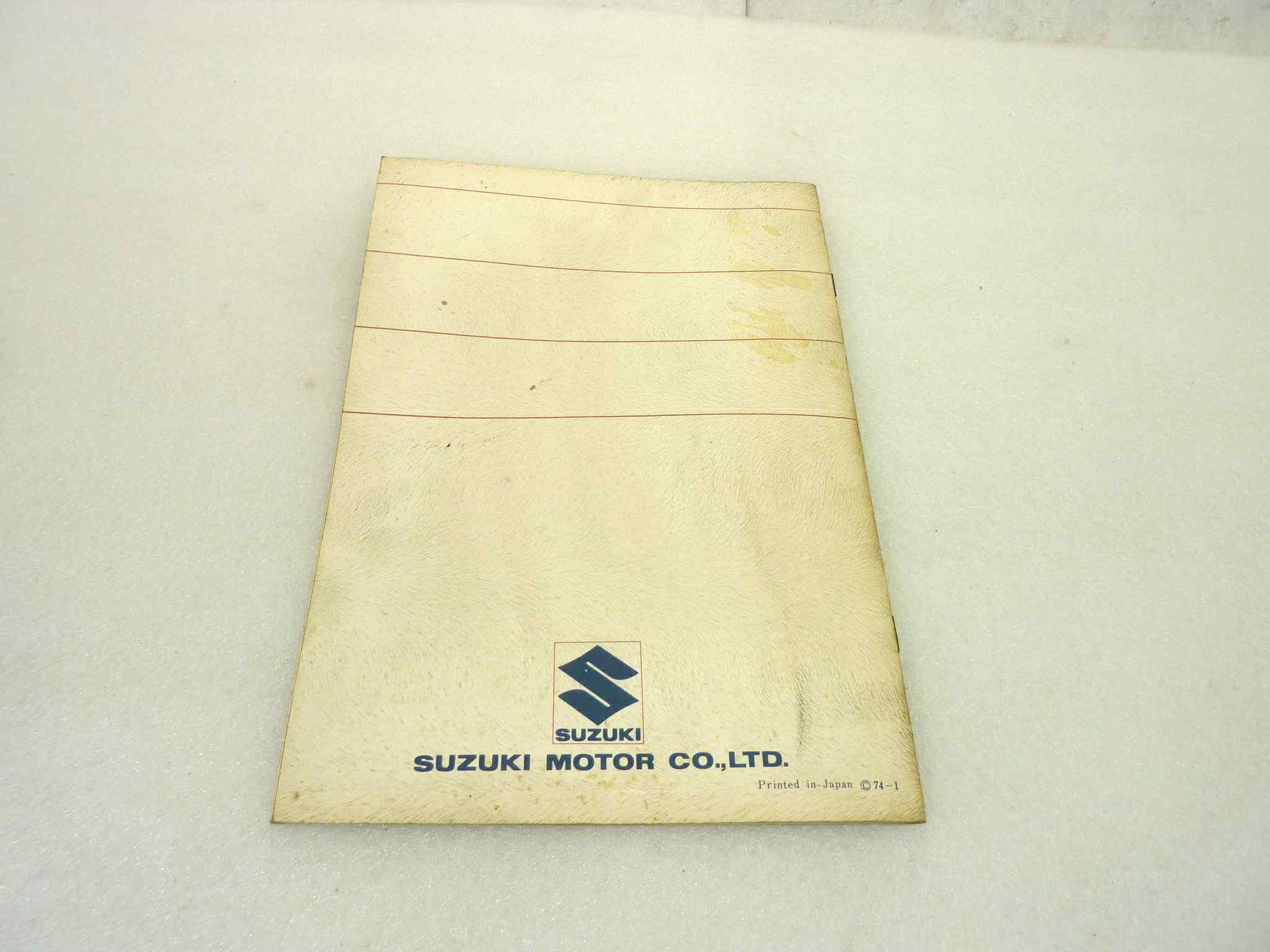 Libretto Manuale servizio freni Suzuki GT125 GT185 GT250 GT380 GT550 GT750 - immagine 2