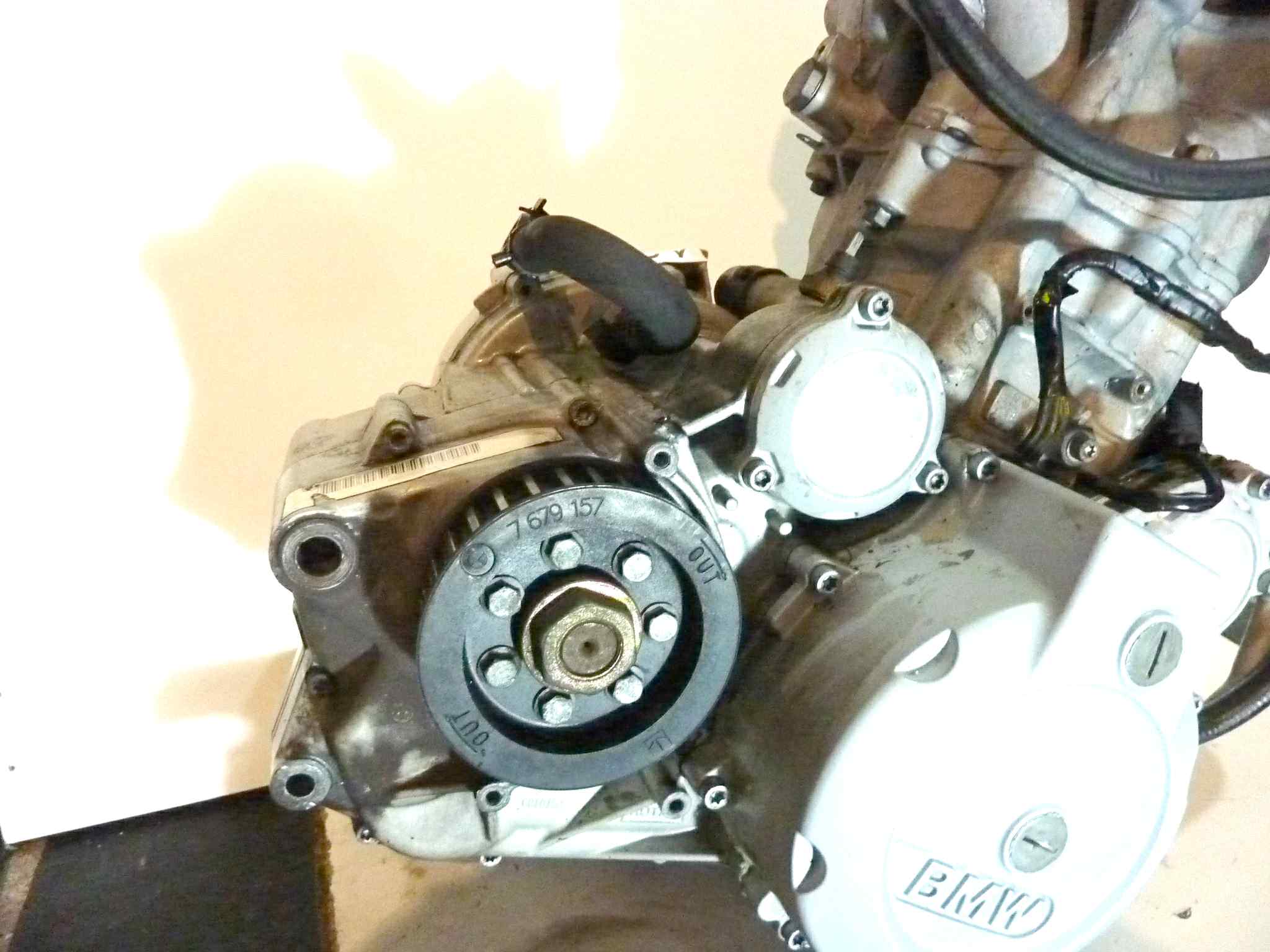 Motore Bmw 650 CS Scarver 42000 km, single Spark, con motorino avviamento, non entra la prima marcia - immagine 8