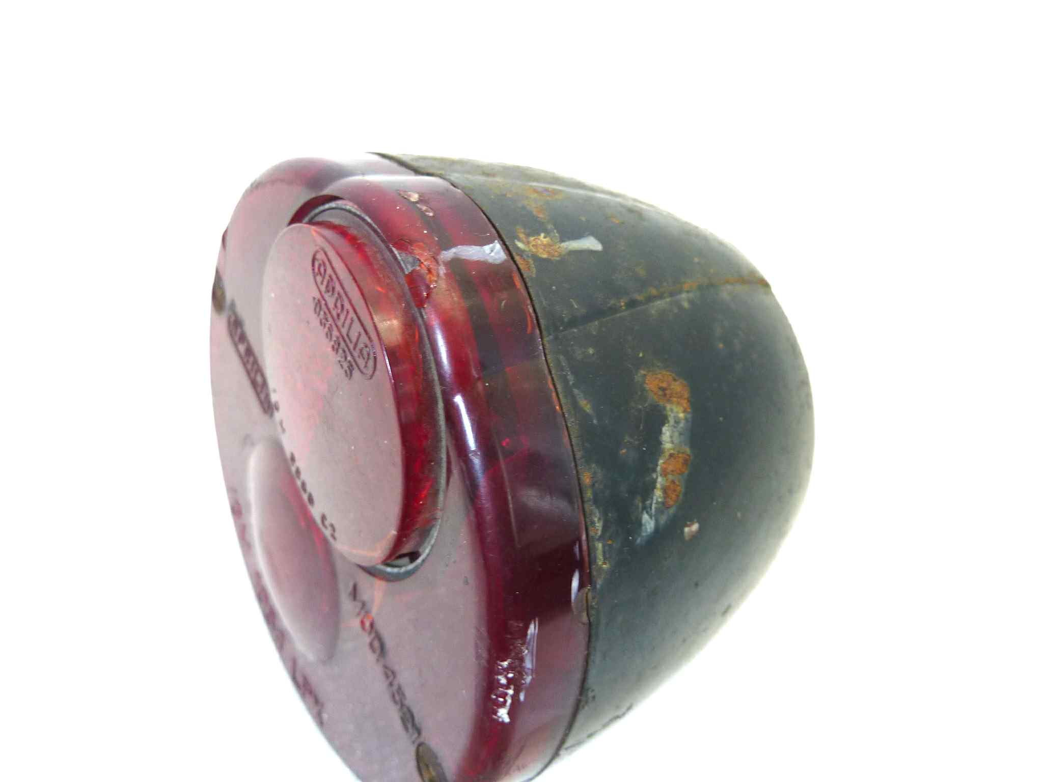 Fanalino fanale posteriore moto epoca vari modelli gemma Aprilia mod 4521 Igm 1054 LPX porta lamapada Aprilia 15872 non testato, non aperto, proposto come da ritrovamento e come da foto in annuncio - immagine 3