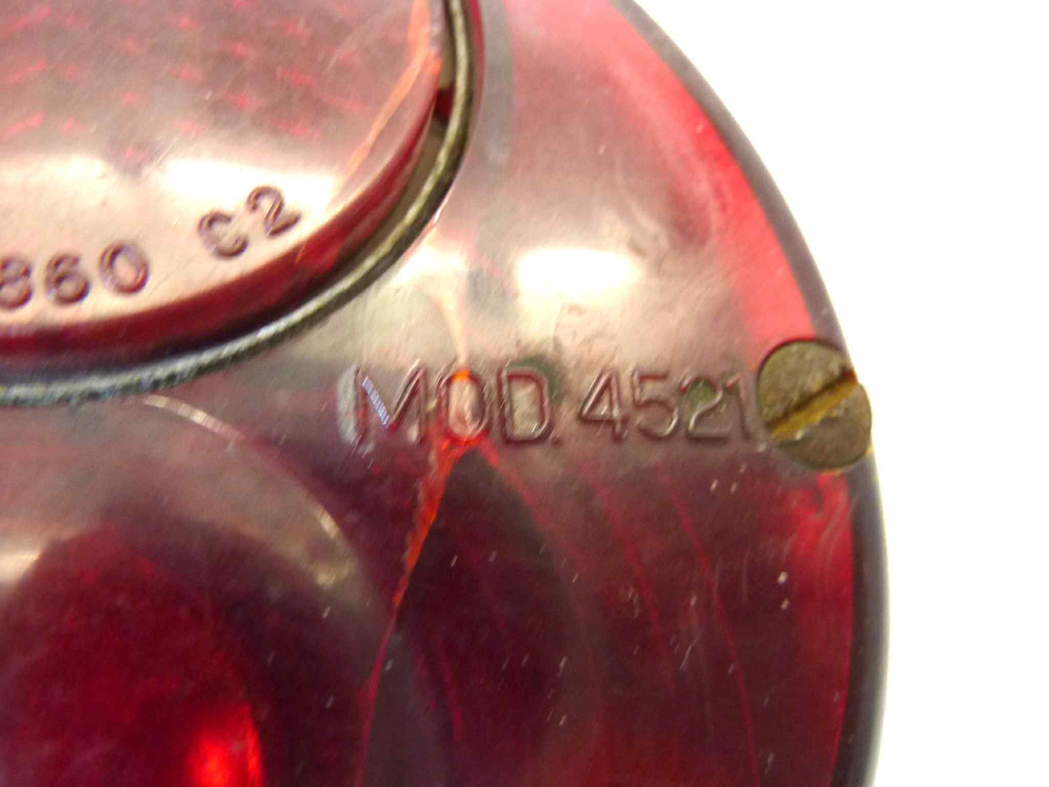 Fanalino fanale posteriore moto epoca vari modelli gemma Aprilia mod 4521 Igm 1054 LPX porta lamapada Aprilia 15872 non testato, non aperto, proposto come da ritrovamento e come da foto in annuncio - immagine 9