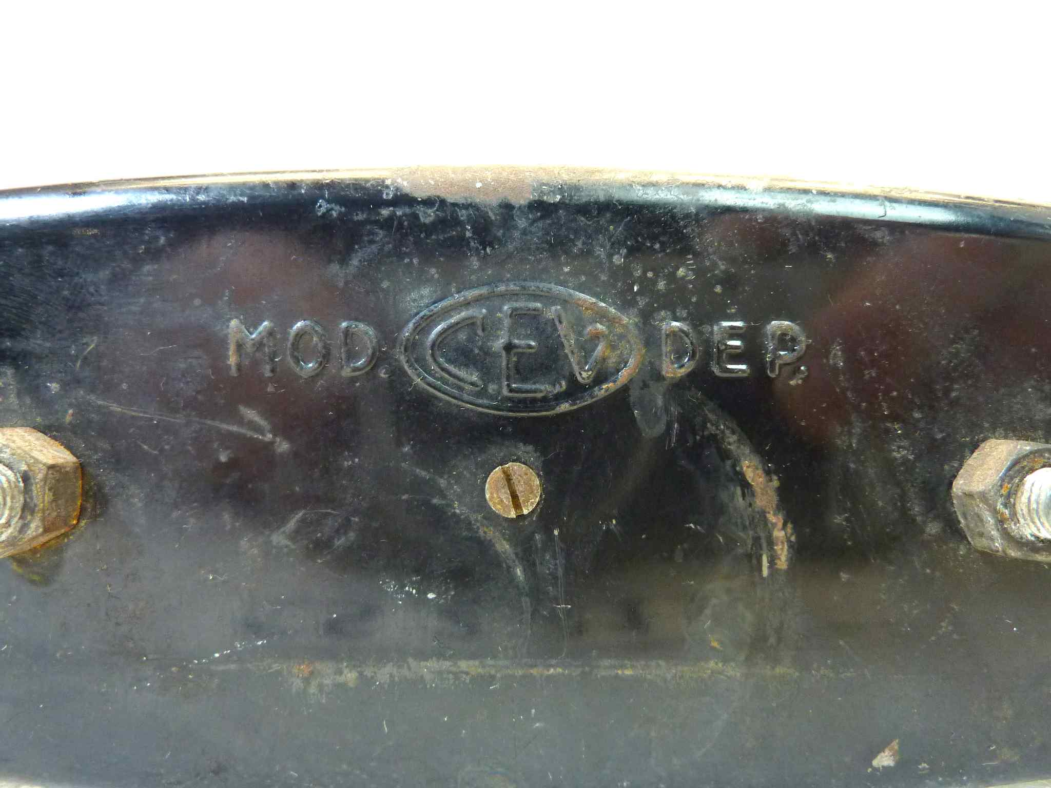 Fanalino fanale posteriore motocarro Cev 101 IGM 2357 AR non testato, non aperto, proposto come da ritrovamento e come da foto in annuncio - immagine 6