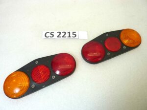 Coppia gemme fanalino posteriore Guzzi Motocarro Aprilia mod 5021 Destra Sinistra IGM 1407 LT fanale NUOVO fondo di magazzino, LEGGI DESCRIZIONE