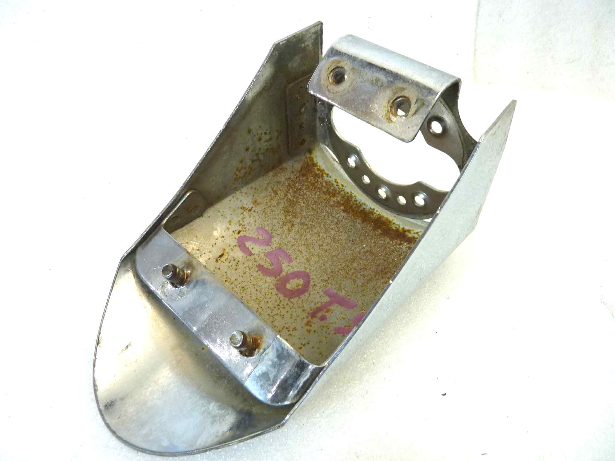 Staffa fanalino posteriore portafaro Guzzi 250 TS e vari modelli Benelli Motobi - immagine 9