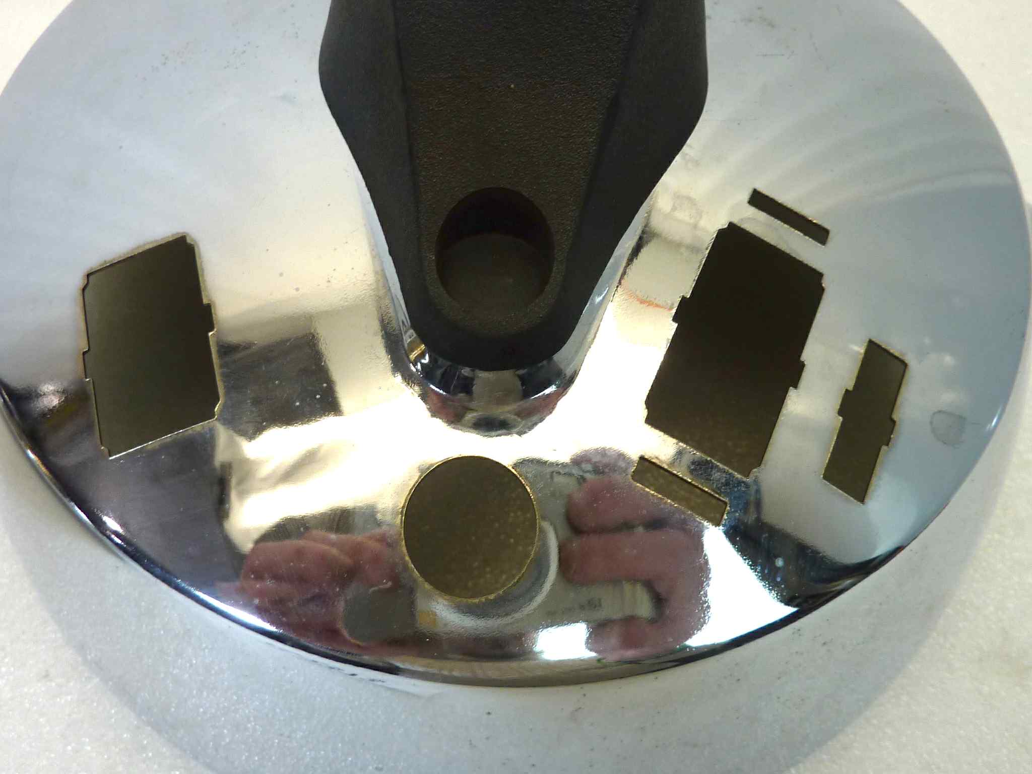 Fanale faro anteriore Guzzi T3 T5 Idroconvert Cev 168 ghiera e calotta Cev 04719 VITE DI CHIUSURA MANCANTENUOVO fondo di magazzino, LEGGI DESCRIZIONE - immagine 3