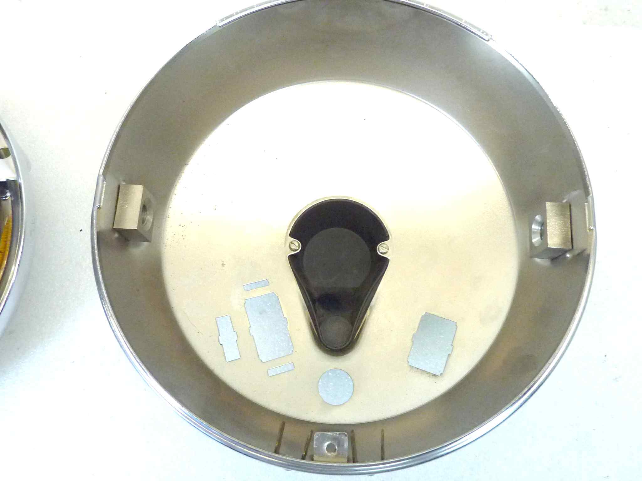 Fanale faro anteriore Guzzi T3 T5 Idroconvert Cev 168 ghiera e calotta Cev 04719 VITE DI CHIUSURA MANCANTENUOVO fondo di magazzino, LEGGI DESCRIZIONE - immagine 5