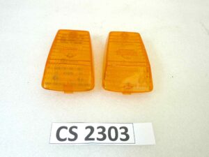 Coppia gemme frecce Aprilia ETX Tuareg Malaguti Fifty Guzzi Le Mans 1000 Florida V65 Cev 291 296