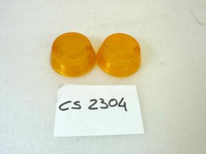 Coppia gemme frecce Aprilia 3516524 3516526 DGM 13037 13050 arancione chiaro giallo moto epoca vari modelli