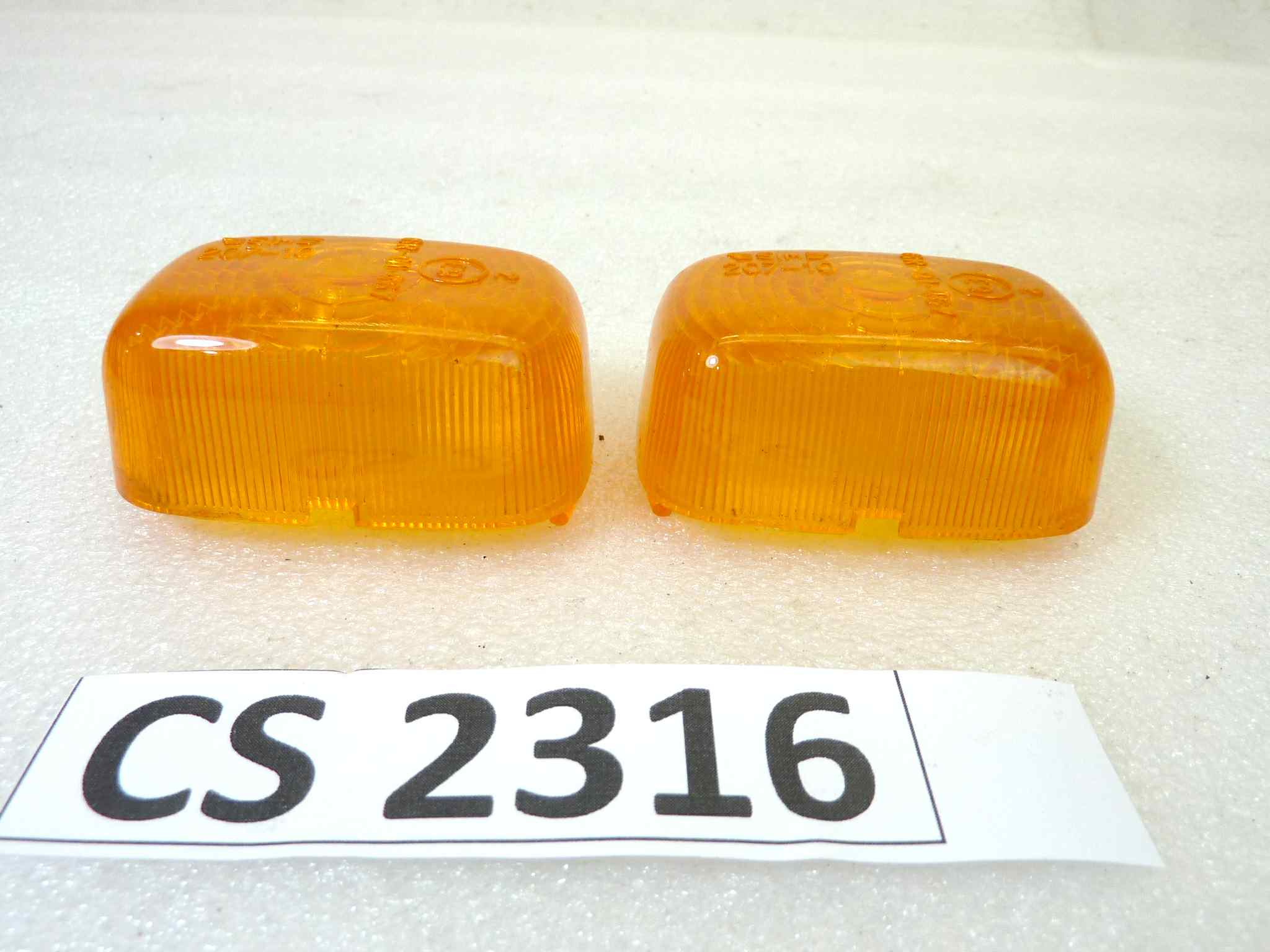 Coppia gemme frecce Sim 207-10 moto epoca Guzzi Laverda Morini Ducati Benelli - immagine 2