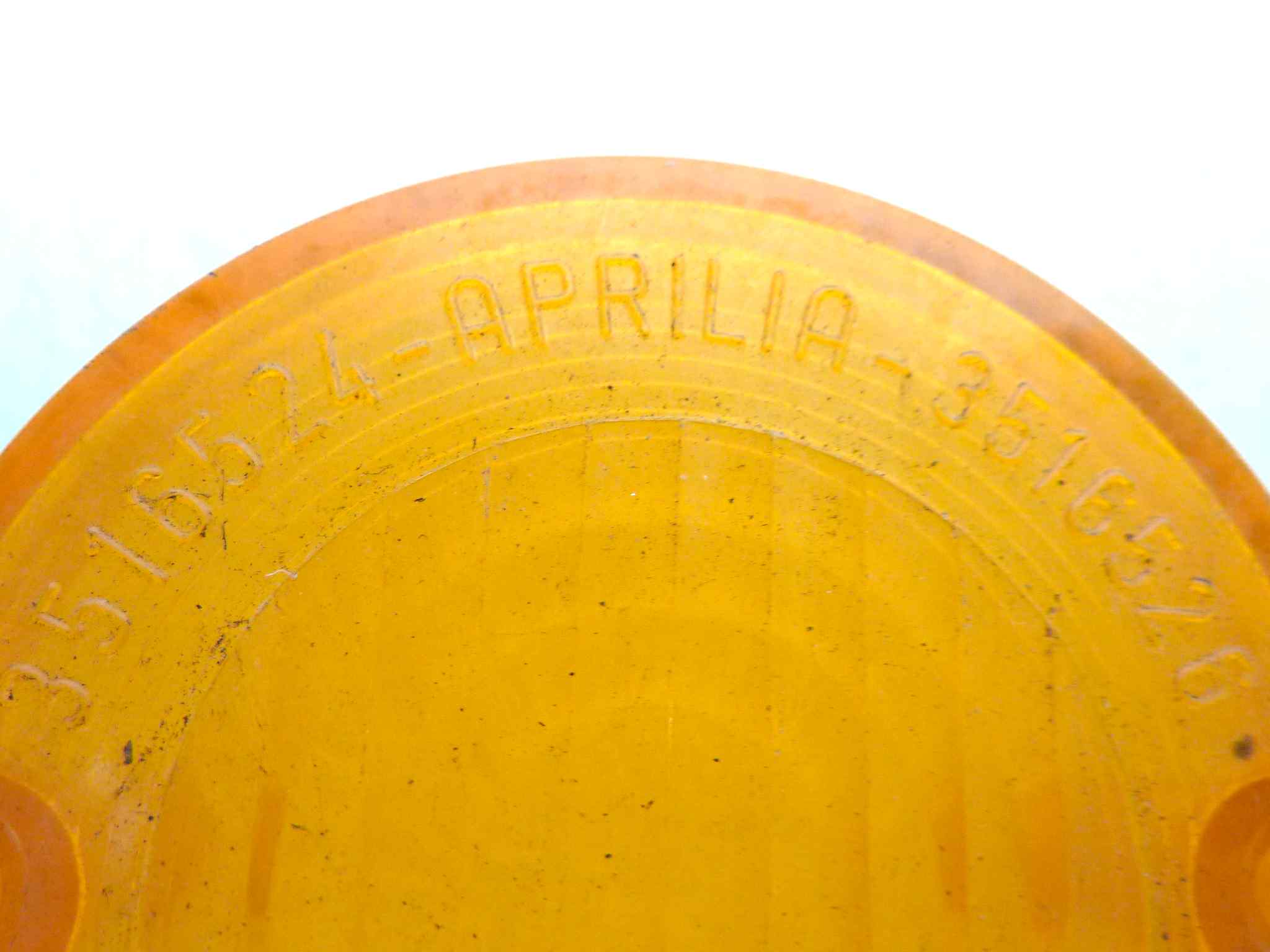 Coppia gemme frecce Aprilia 3516524 3516526 DGM 13037 13050 arancione moto epoca vari modelli NUOVO fondo di magazzino, LEGGI DESCRIZIONE - immagine 4