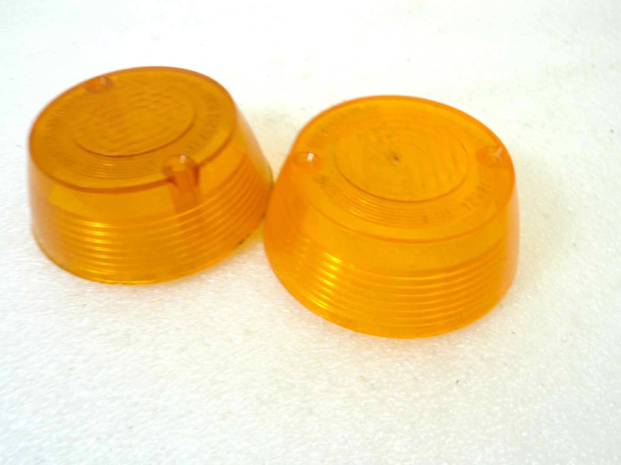 Coppia gemme frecce Aprilia 3516524 3516526 DGM 13037 13050 arancione moto epoca vari modelli NUOVO fondo di magazzino, LEGGI DESCRIZIONE - immagine 6