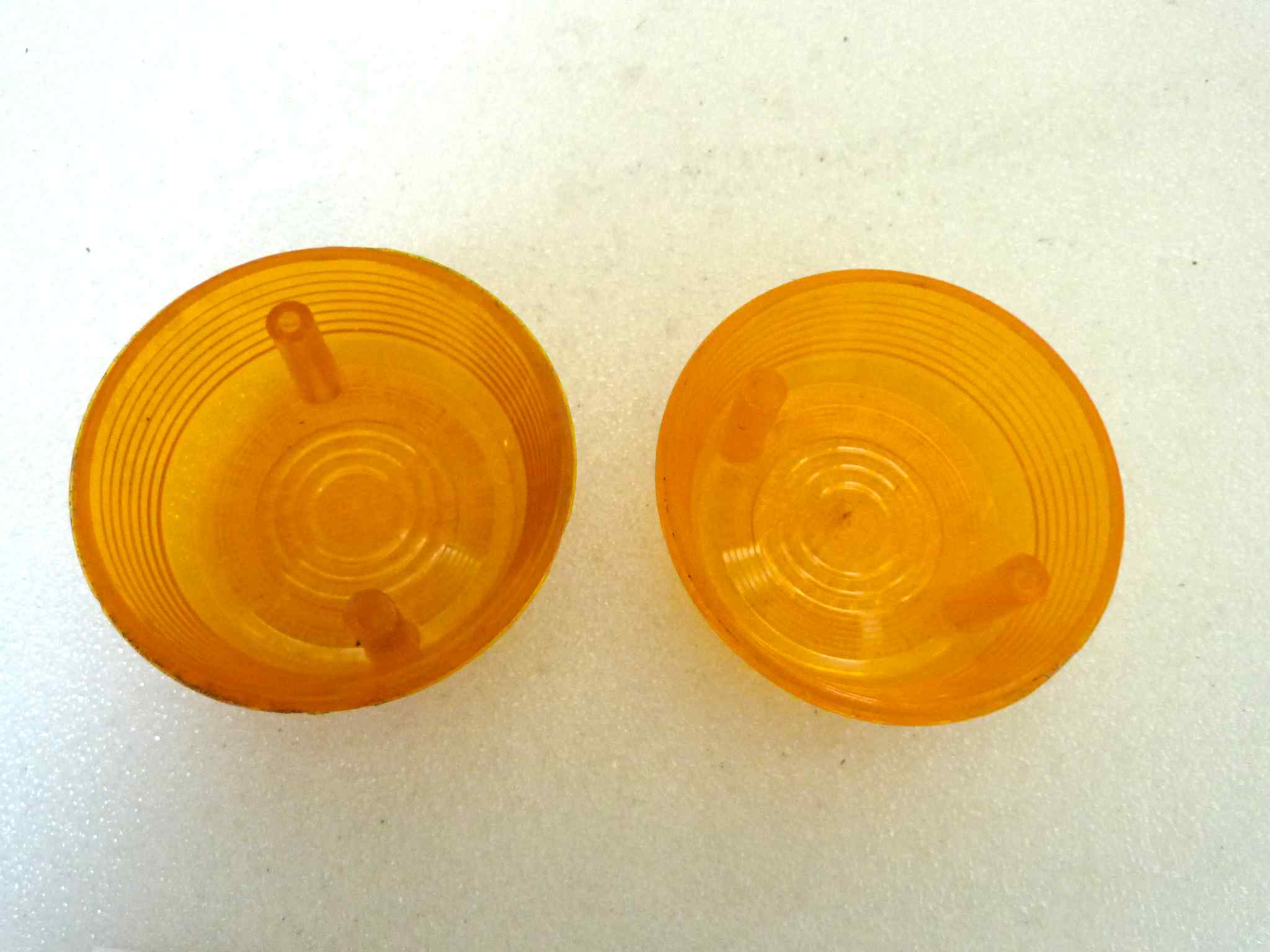 Coppia gemme frecce Aprilia 3516524 3516526 DGM 13037 13050 arancione moto epoca vari modelli NUOVO fondo di magazzino, LEGGI DESCRIZIONE - immagine 7