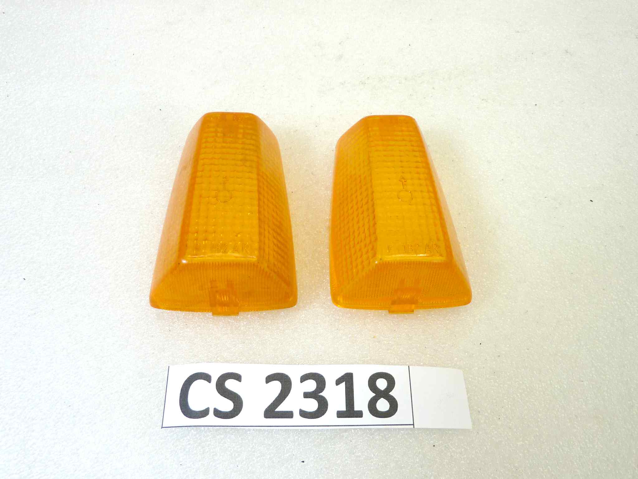 Coppia gemme frecce Cagiva Gile Malaguti Triumph Aprilia Guzzi FB 2339 P182 AR Cev tipo 305 306 NUOVO fondo di magazzino, LEGGI DESCRIZIONE