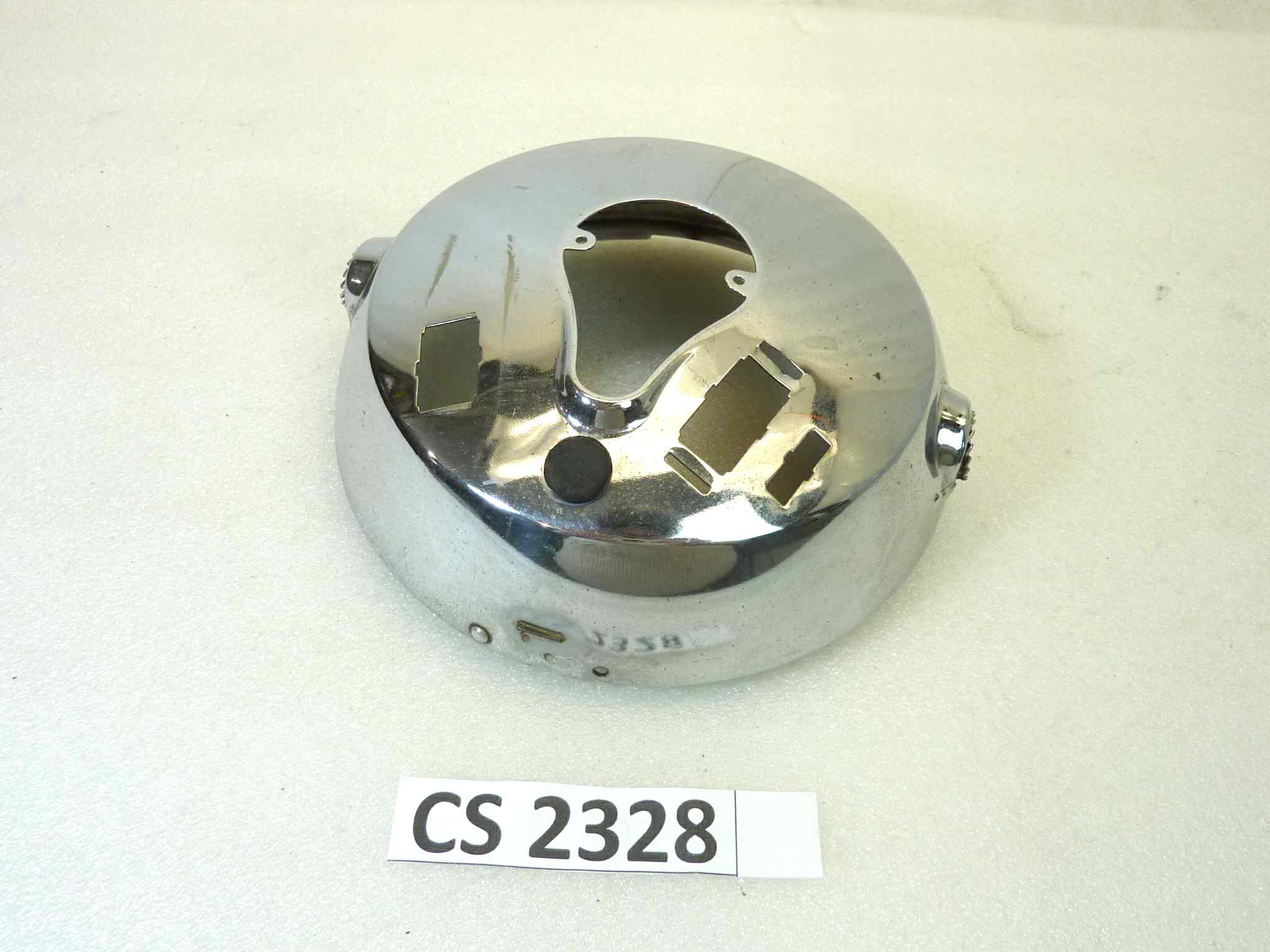 Guscio faro anteriore Guzzi T3 T5 Idroconvert cromato calotta diam 193 mm