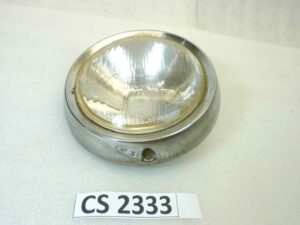 Gruppo ottico faro Aprilia mod 130461660 IGM 1408 PMX diam 130 mm Ghiera 035168 diam 170 mm