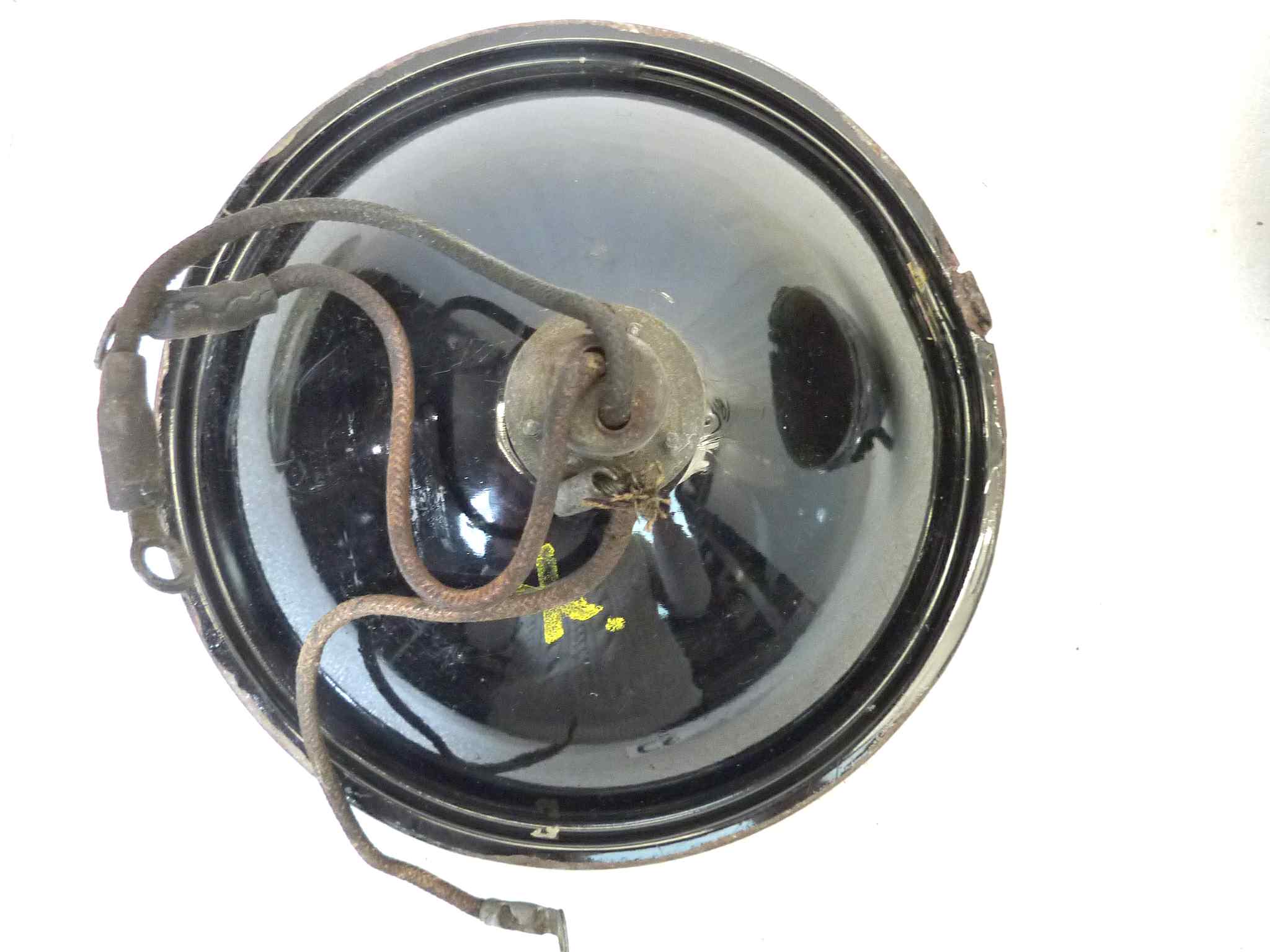 Gruppo ottico faro moro epoca vari modelli Marellone diam vetro esterno 167 mm, diam vetro 150 mm, diam faro tot 170 mm - immagine 9