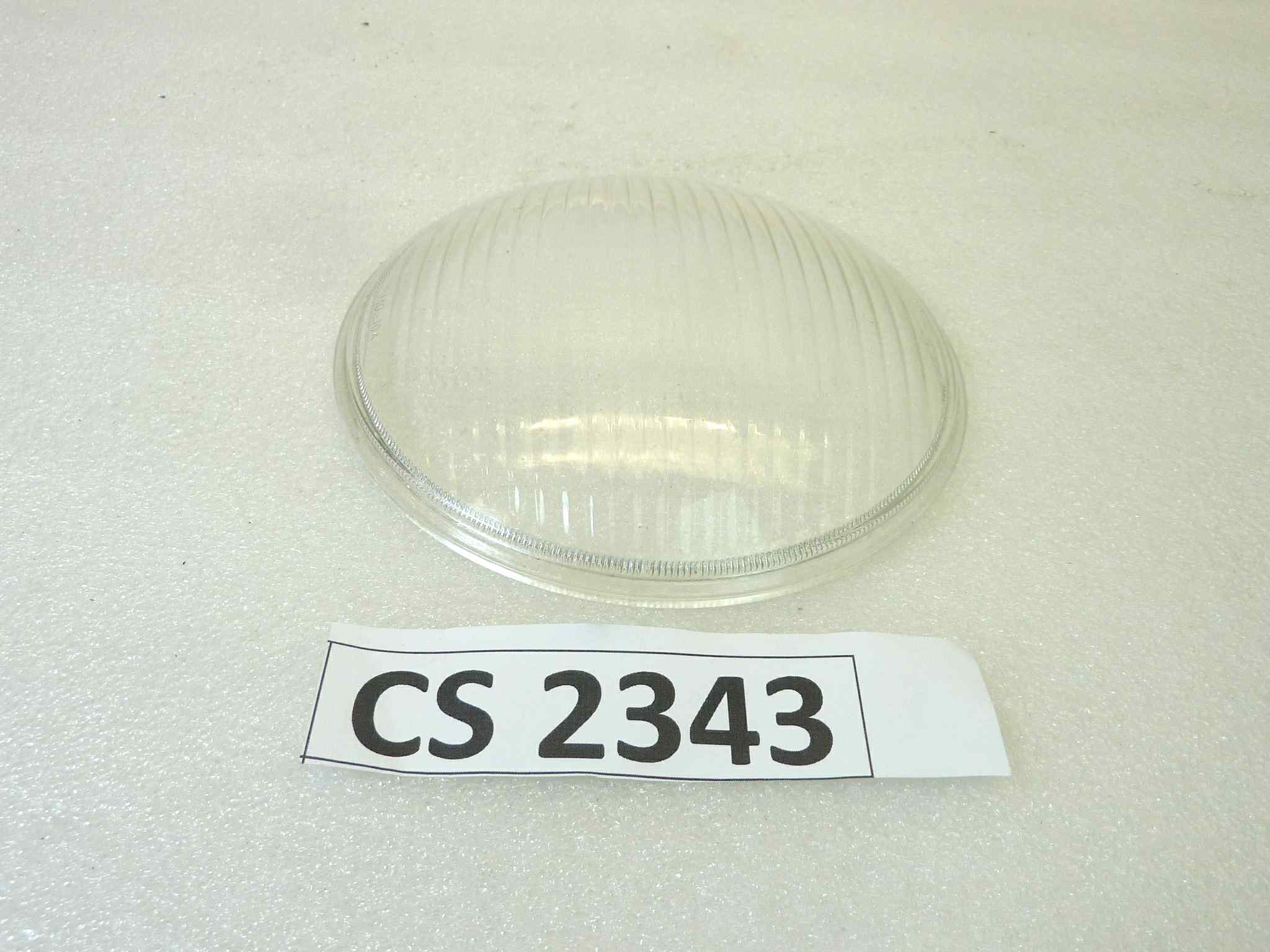 Vetro faro anteriore 130 104 diam 130 mm