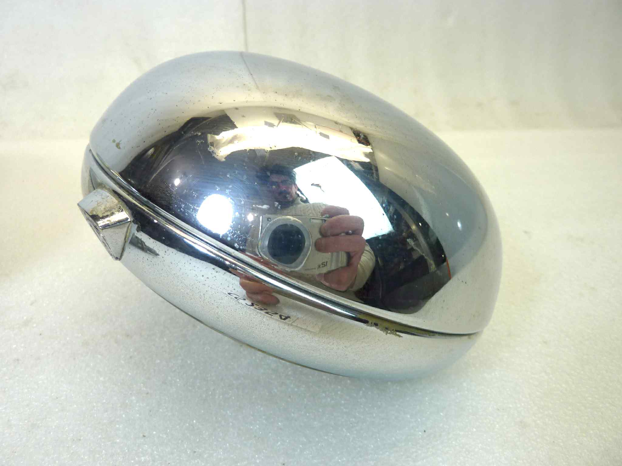 Coppia fendinebbia epoca Marchal Sev 672 682 692 diam tot 140 mm auto epoca originali no replica uno con parabola deteriorata - immagine 20
