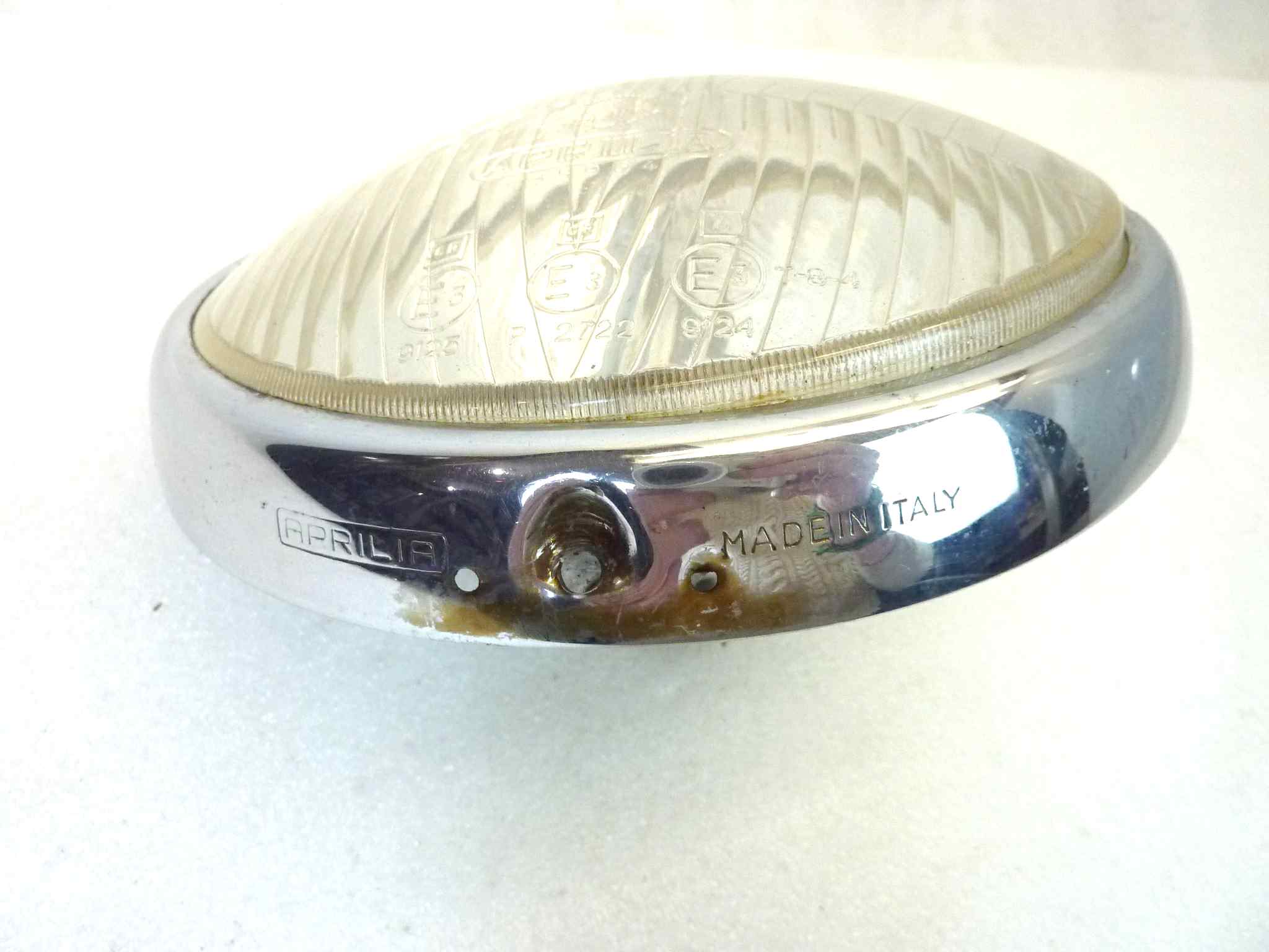 Gruppo ottico faro Aprilia 35964 9125 P 2722 9124 ghiera diam 195 mm vetro diam 170 mm - immagine 6