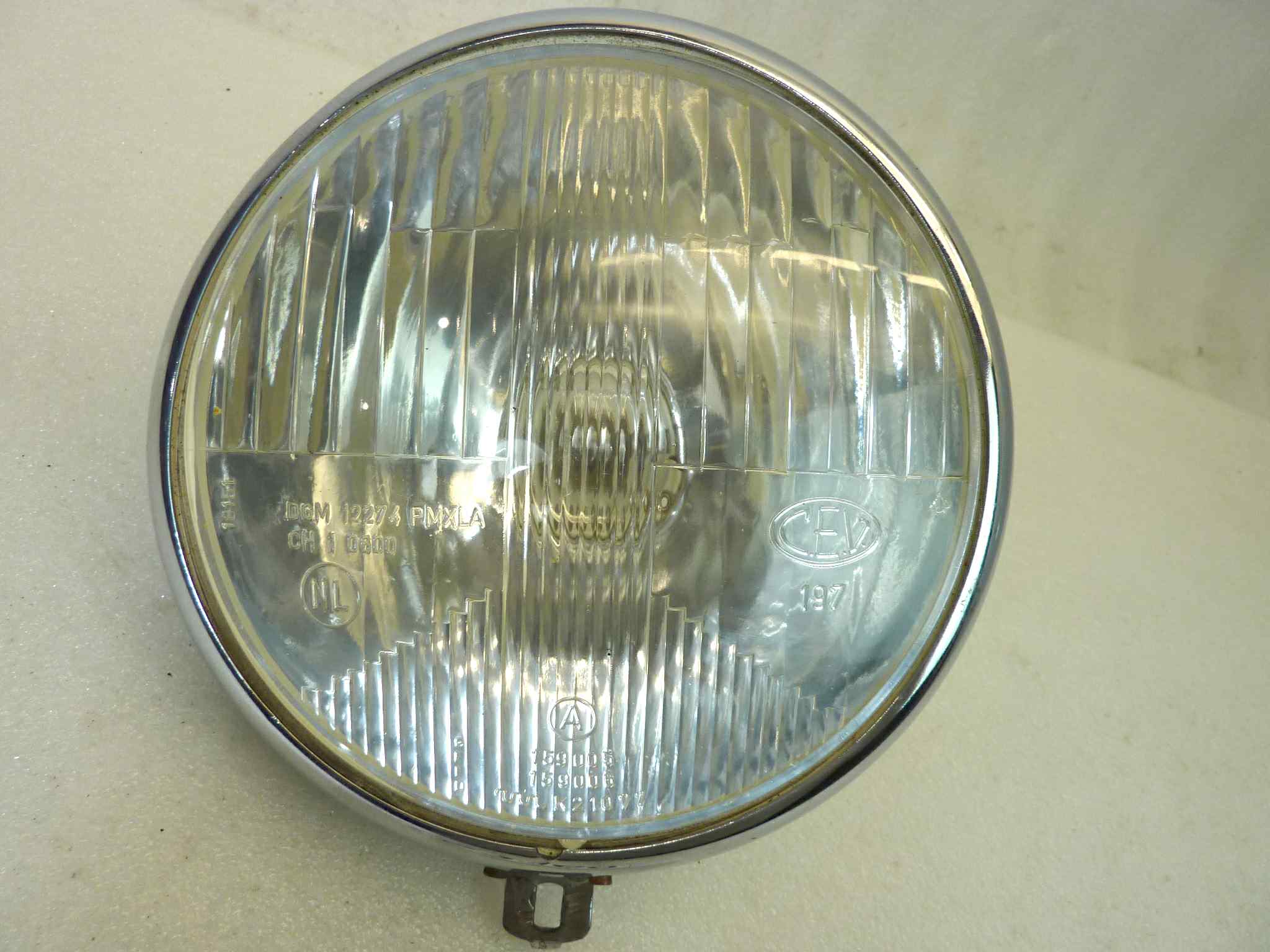Gruppo ottico faro Cev 197 DGM 12274 PMXLA CH1 0600 diam vetro 150 mm - ghiera Cev 150 diam 175 mm - immagine 2