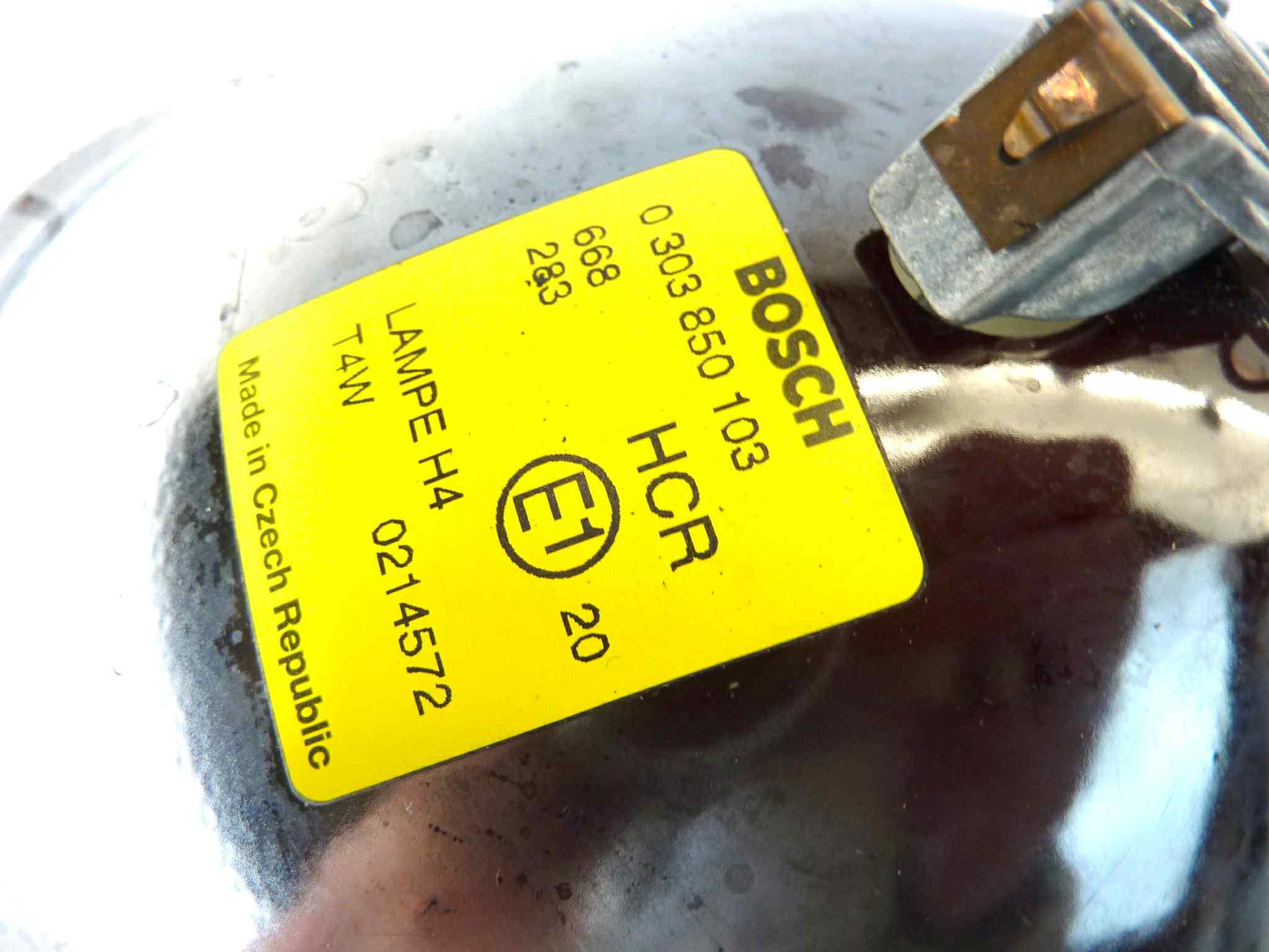 Calotta faro Bosch 0.303.850.103 668 283 0214572 diam tot 197 mm gruppo ottico NUOVO fondo di magazzino, LEGGI DESCRIZIONE - immagine 8