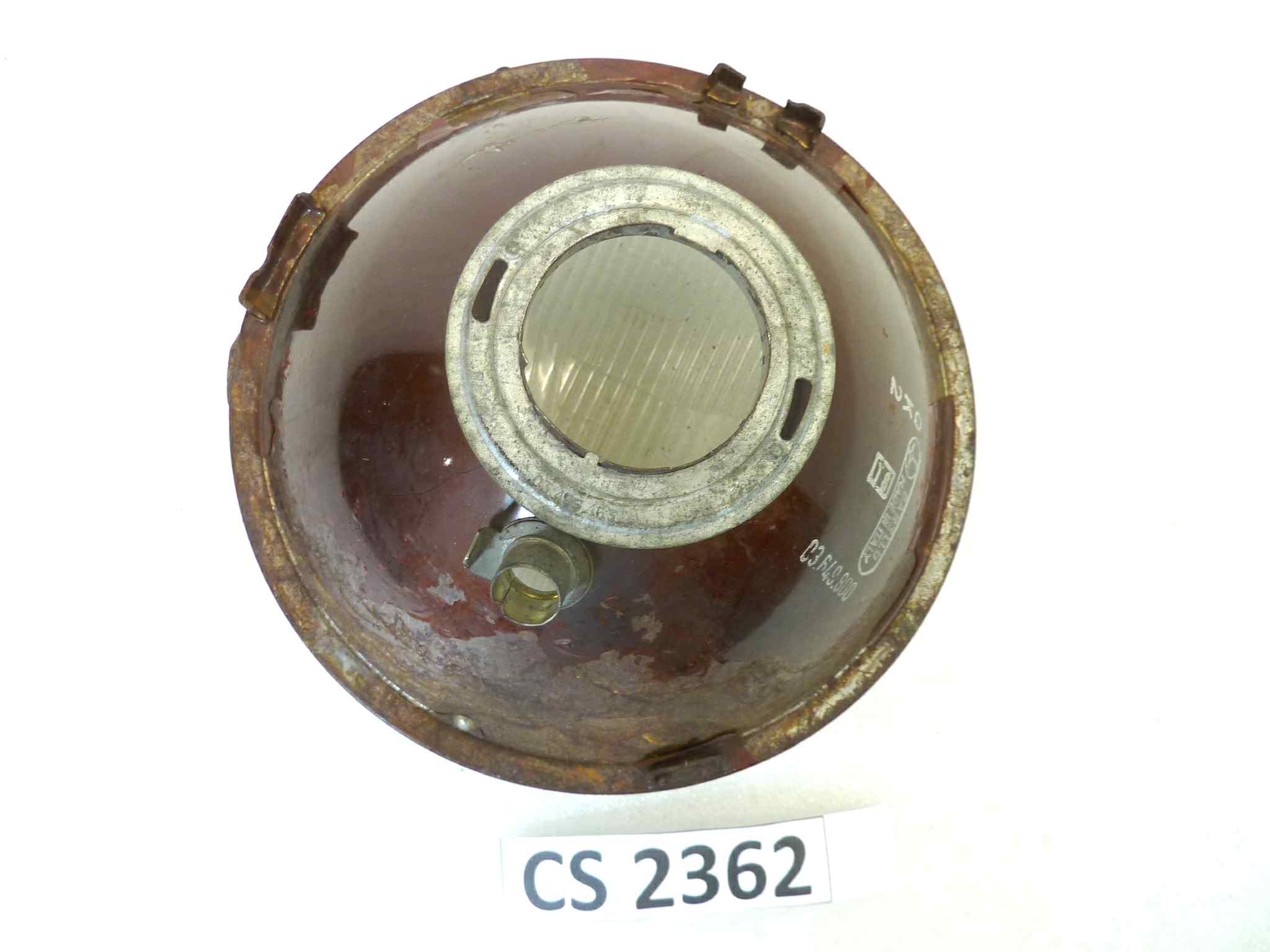 Gruppo ottico faro Carello 4380 03.633.700 diam 170 mm - ghiera Carello 03.649.800 diam tot 178 mm - immagine 6