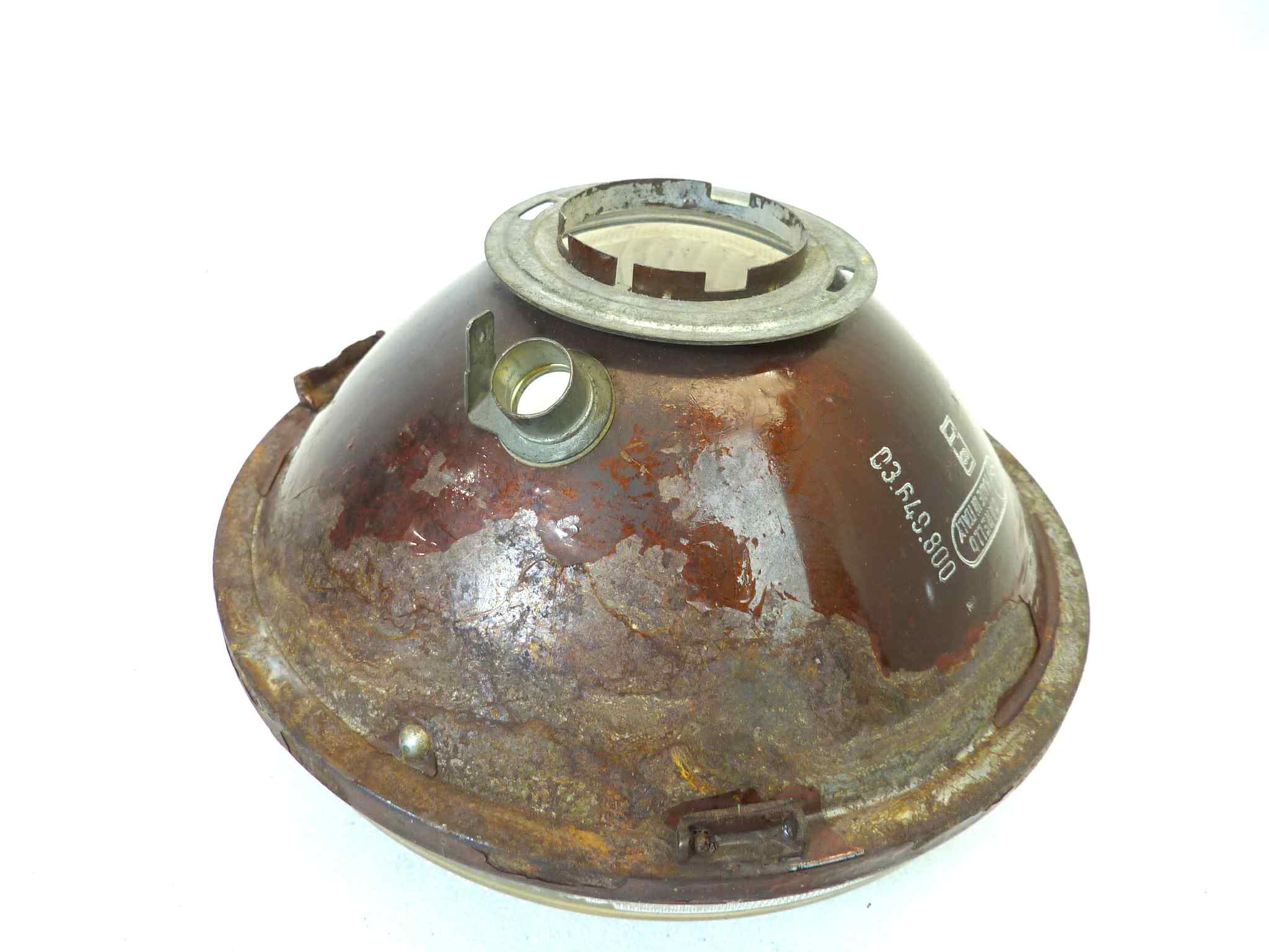 Gruppo ottico faro Carello 4380 03.633.700 diam 170 mm - ghiera Carello 03.649.800 diam tot 178 mm - immagine 7