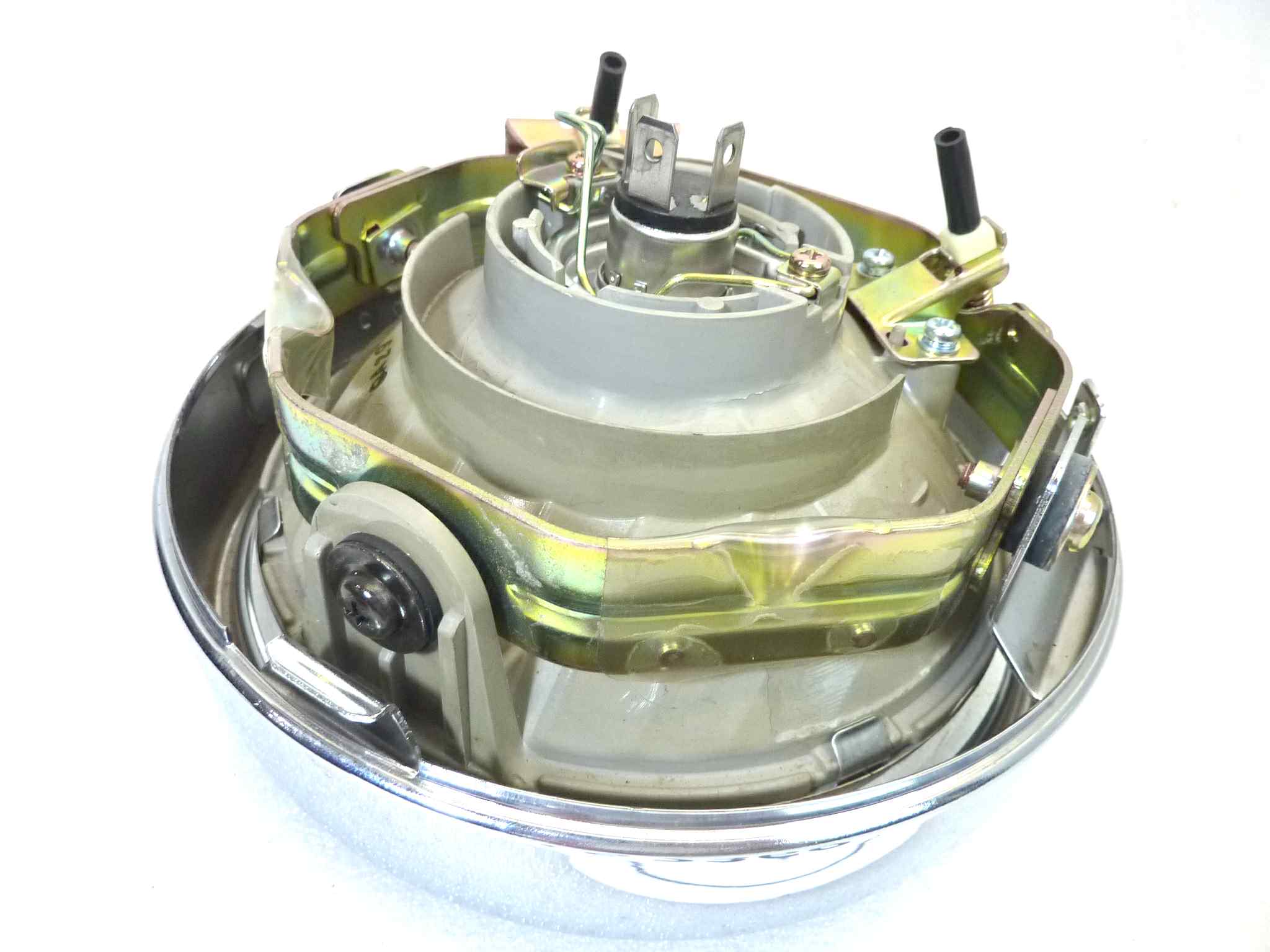 Fanale faro anteriore moto epoca vari modelli Stanley P2088 diam 140 mm H4 QA29 diam tot ghiera 180 mm NUOVO fondo di magazzino, LEGGI DESCRIZIONE - immagine 11