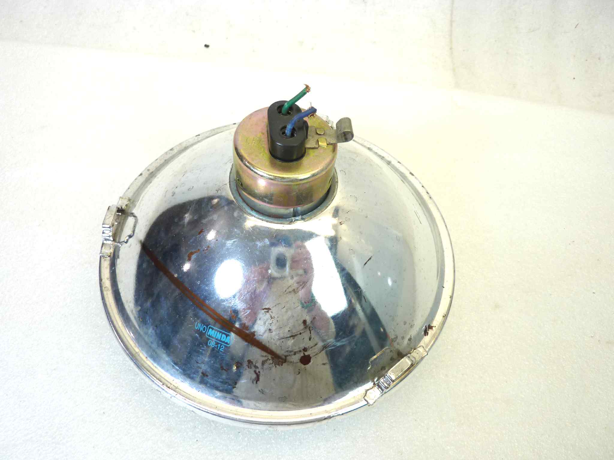 Gruppo ottico faro Minda diam vetro 165 mm calotta Unominda 08-12 diam 175 mm - immagine 4