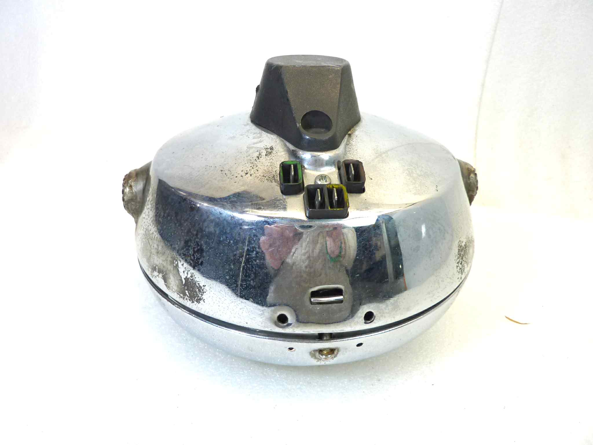 Fanale faro anteriore Guzzi Nevada Florida V50 vetro Aprilia 35964 diam 170 mm diam tot 193 mm - immagine 8